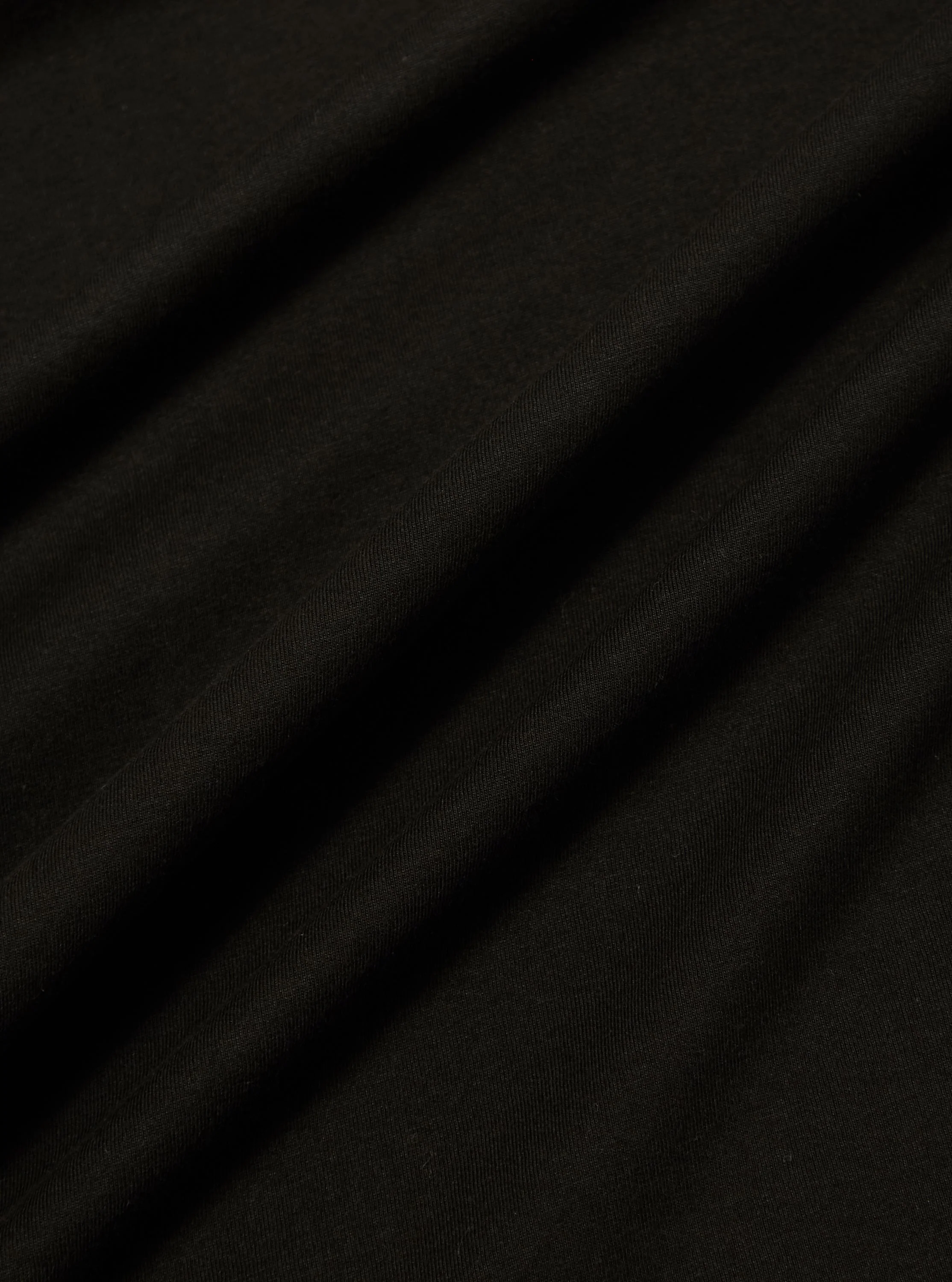 Black Single Jersey Core Tee - Image 4