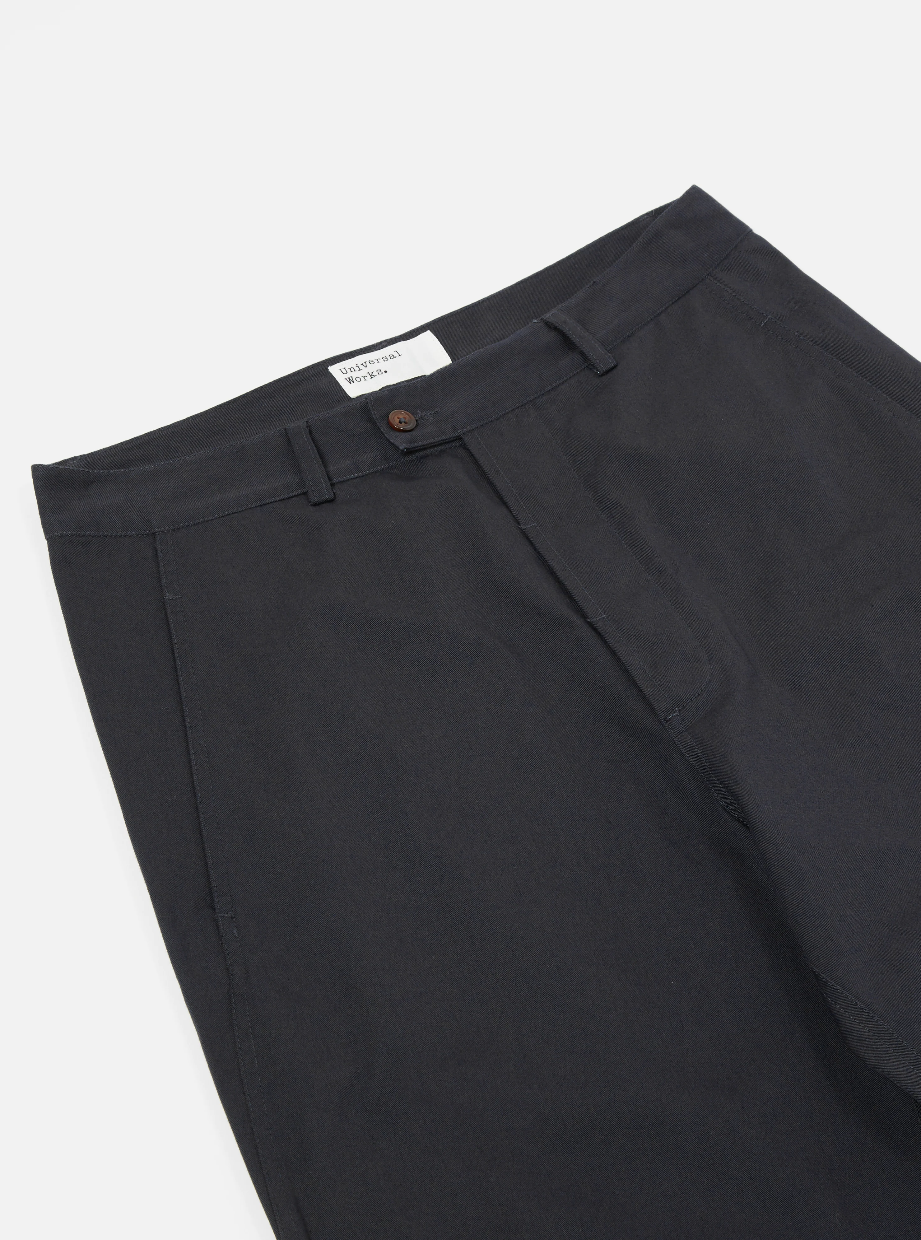 Black Twill Curved Pant - Image 4