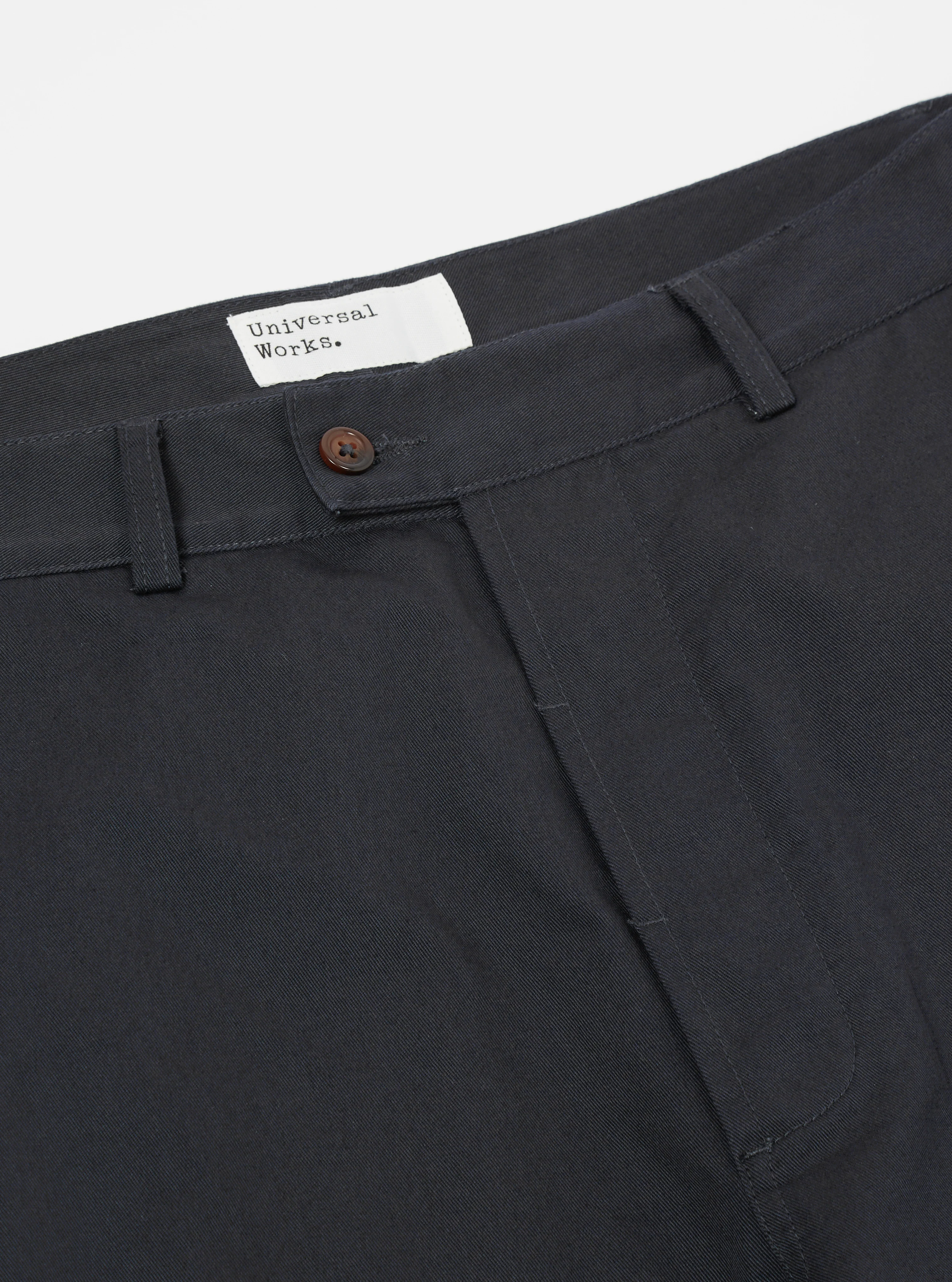 Black Twill Curved Pant - Image 6