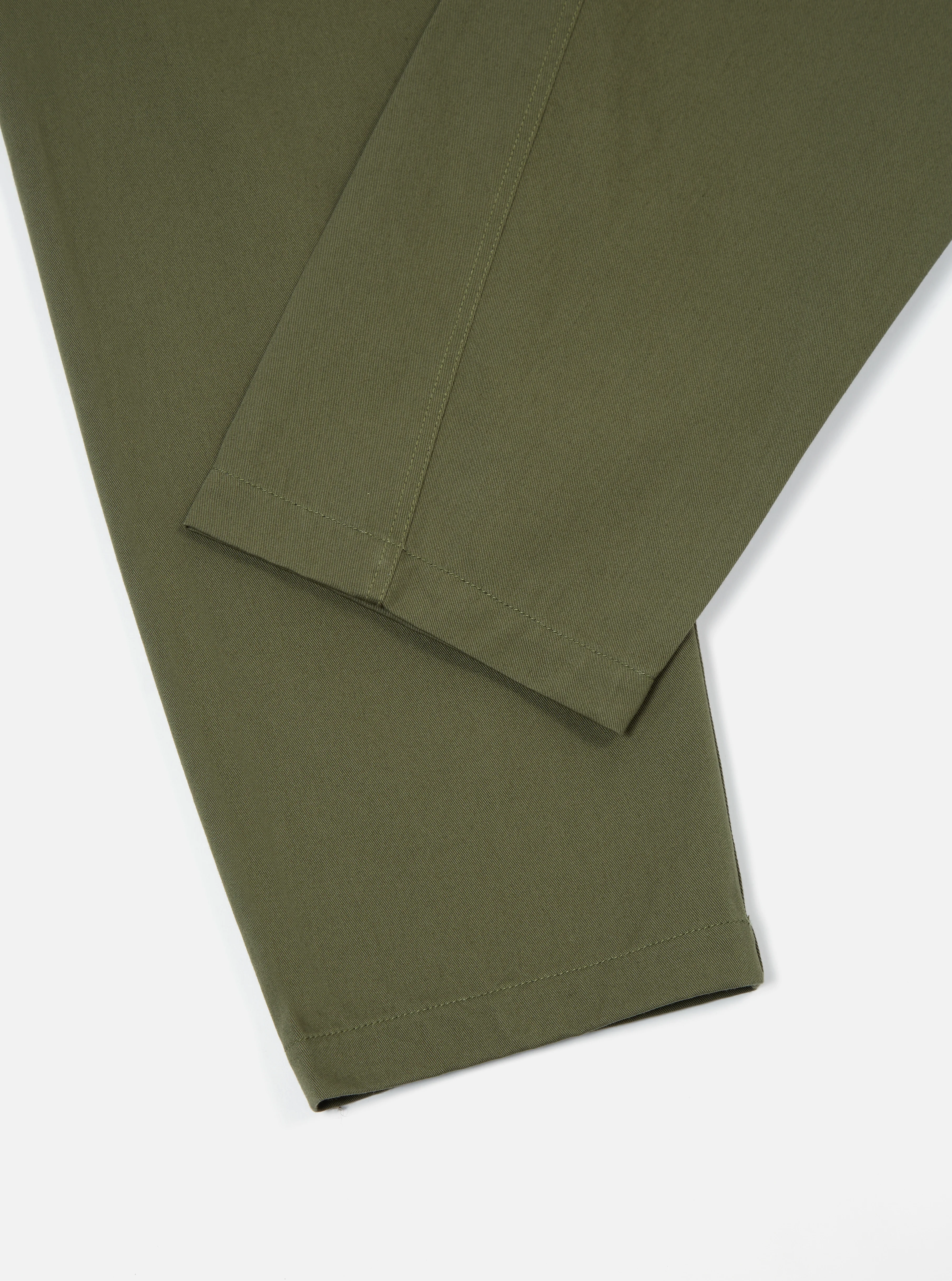 Light Olive Twill Curved Pant - Image 6