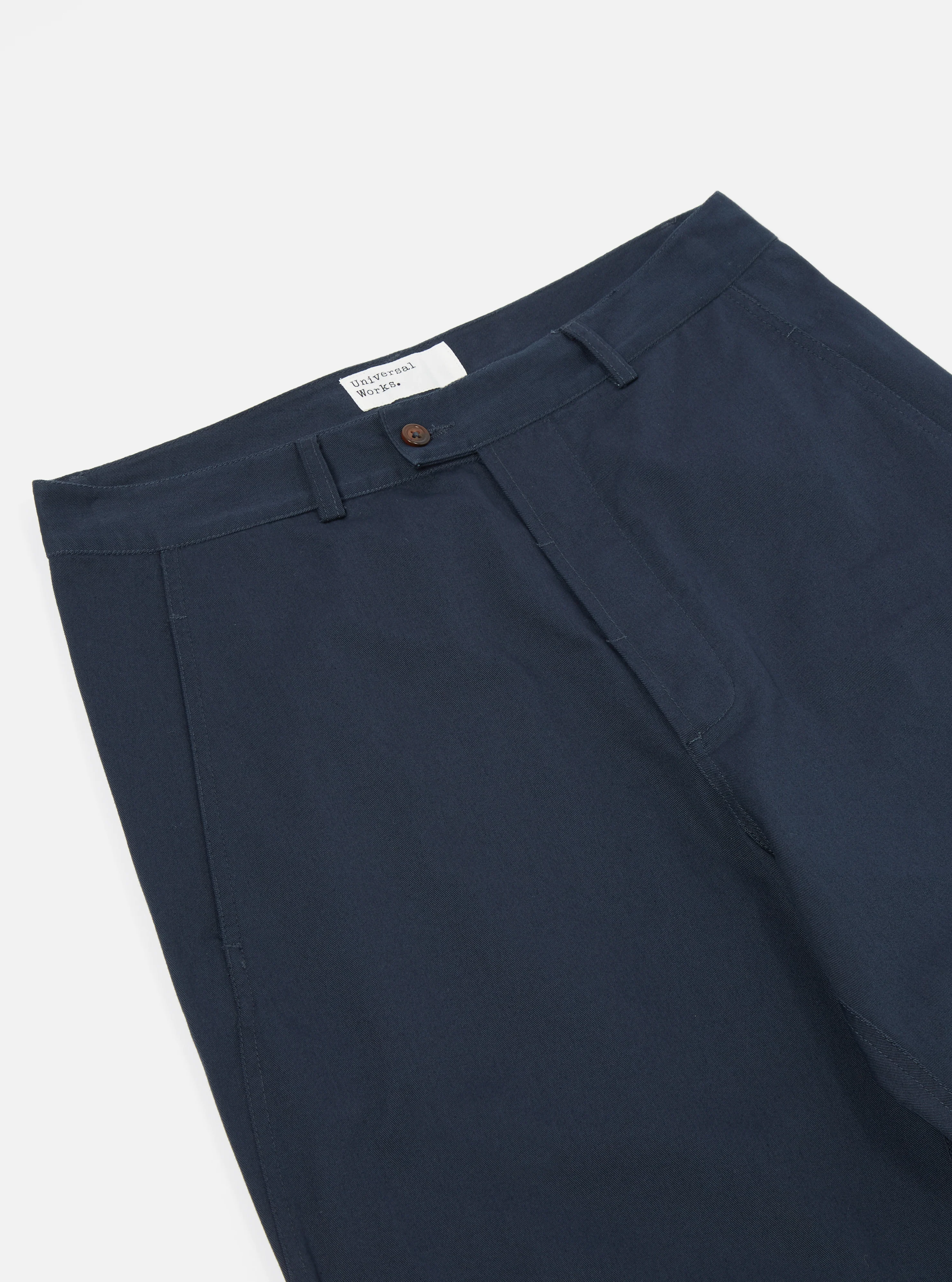 Navy Twill Curved Pant - Image 5
