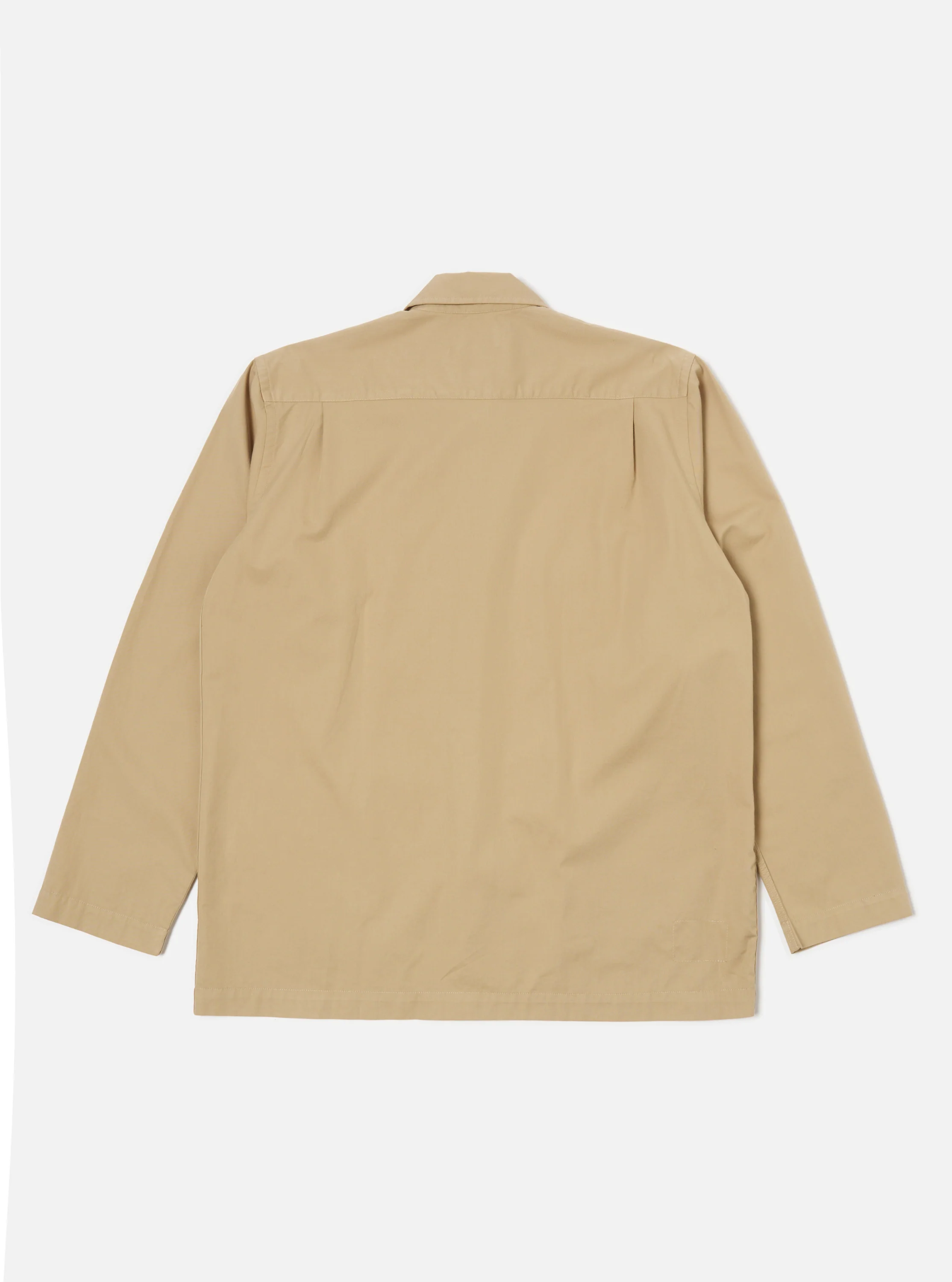 Sand Military Cotton Dockside Overshirt - Image 4