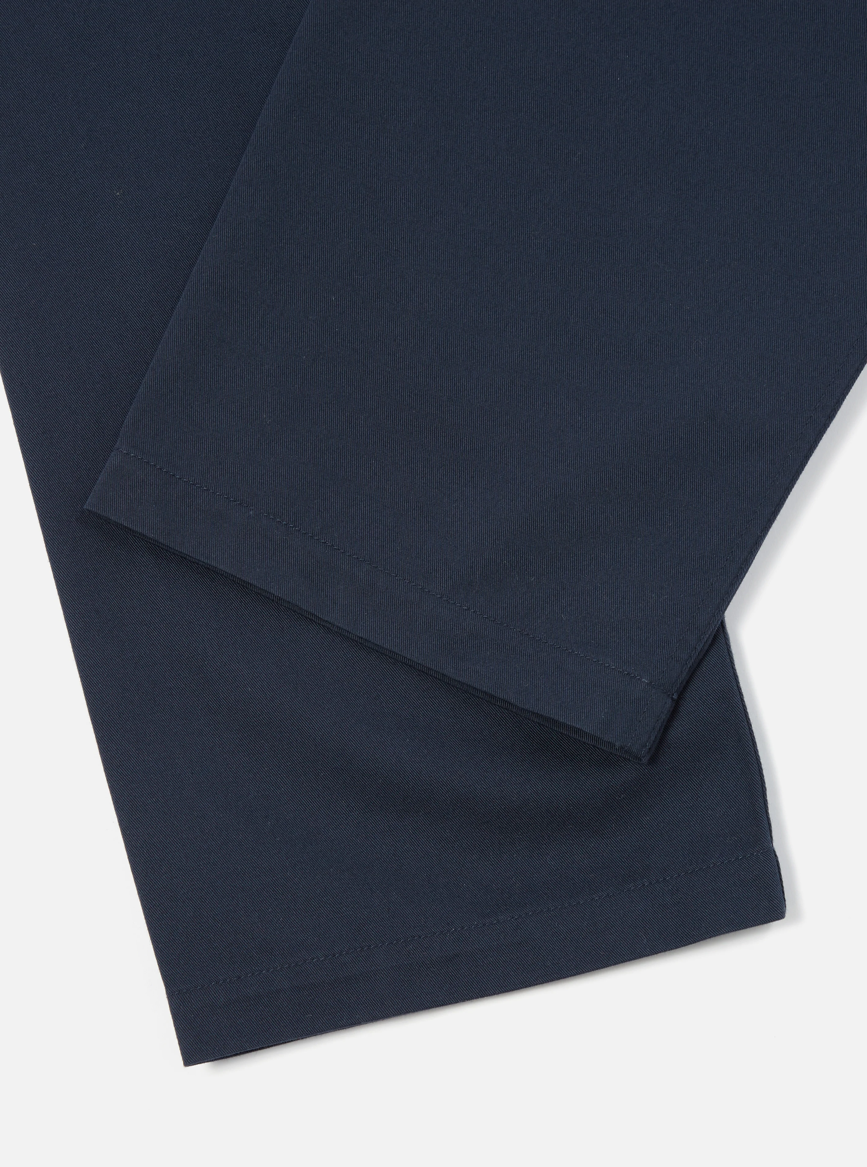 Navy Twill Double Pleat Pant - Image 7