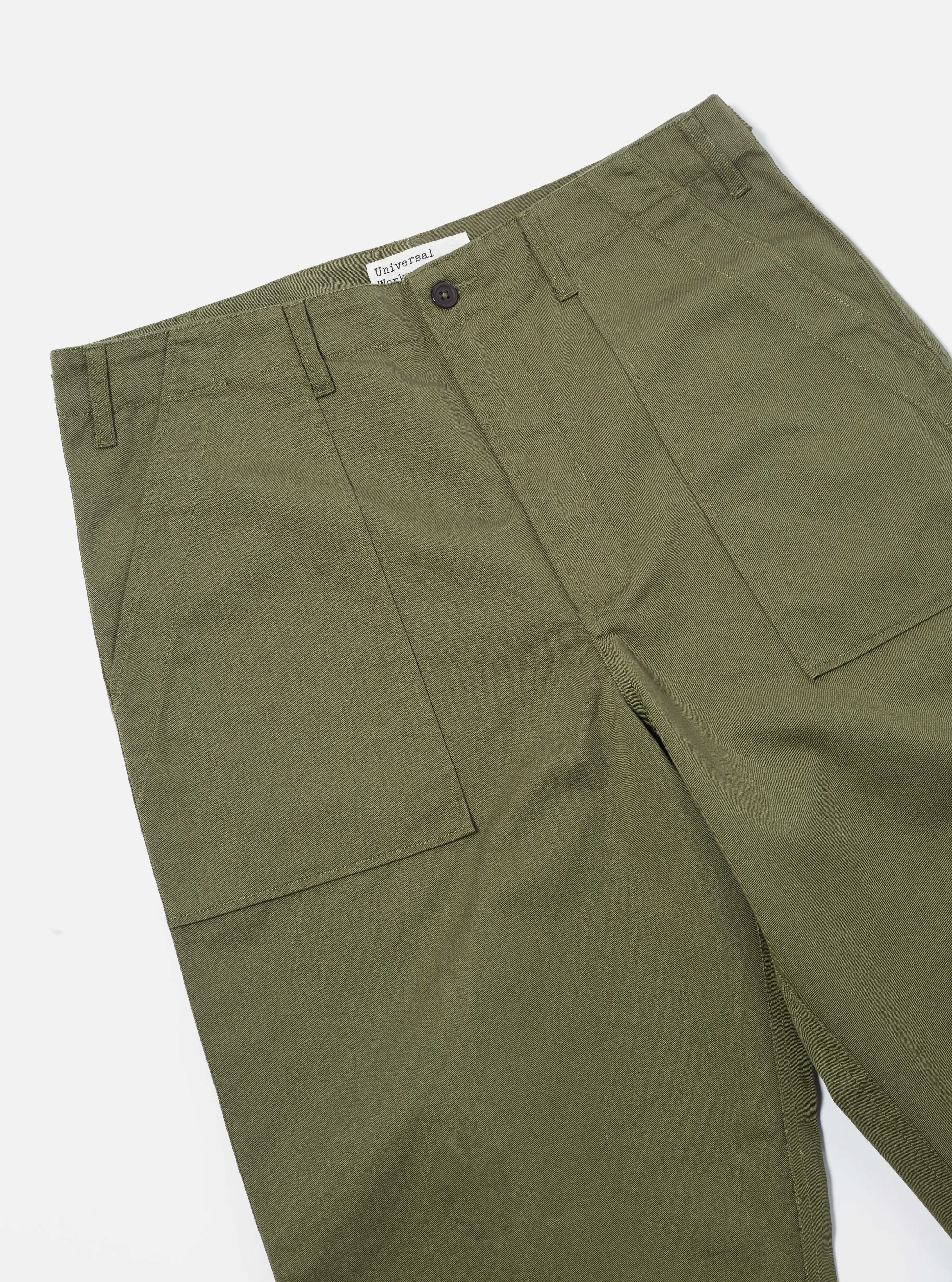 Light Olive Twill Fatigue Pant (Undarted) - Image 4