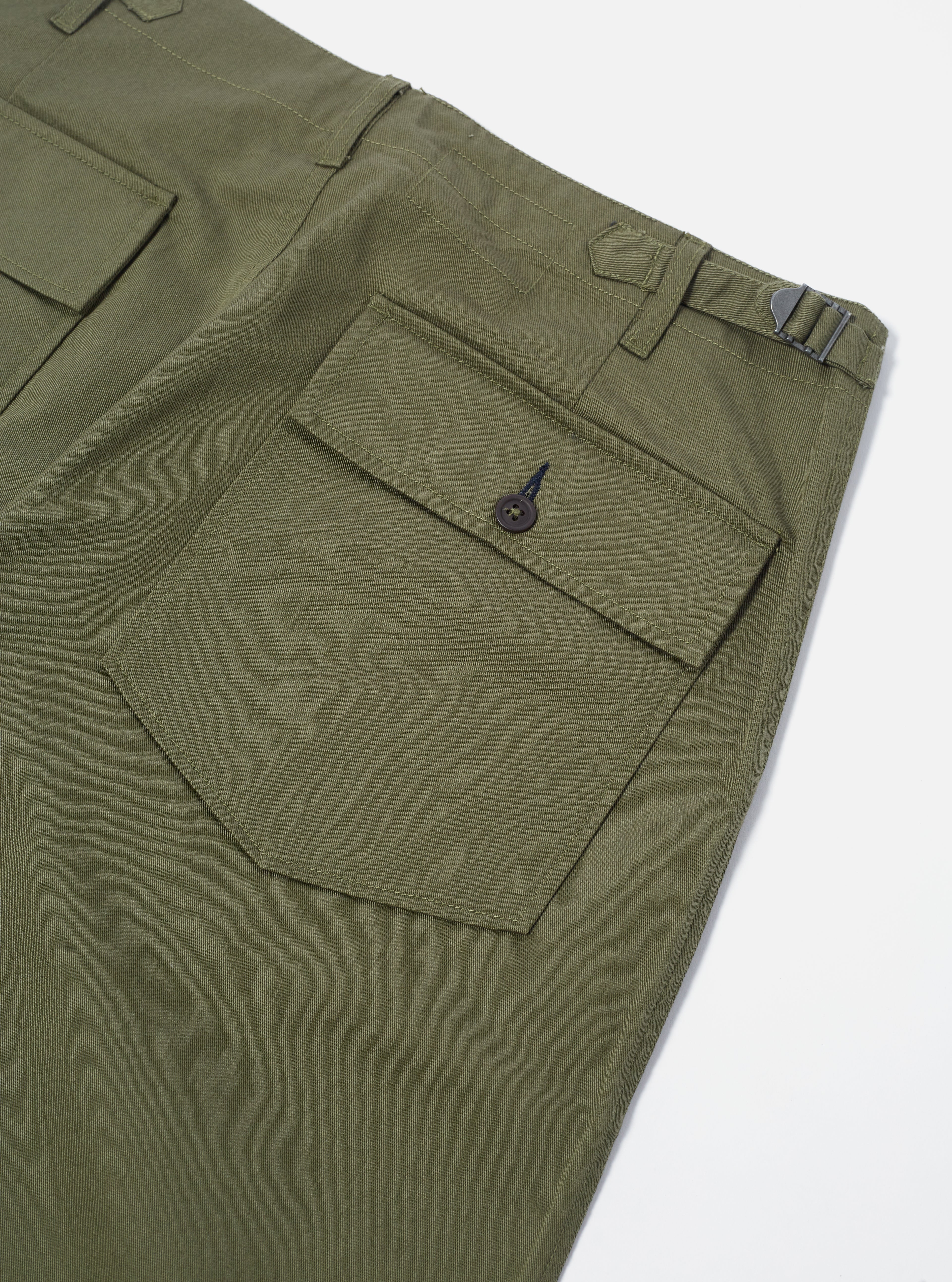 Light Olive Twill Fatigue Pant (Undarted) - Image 5