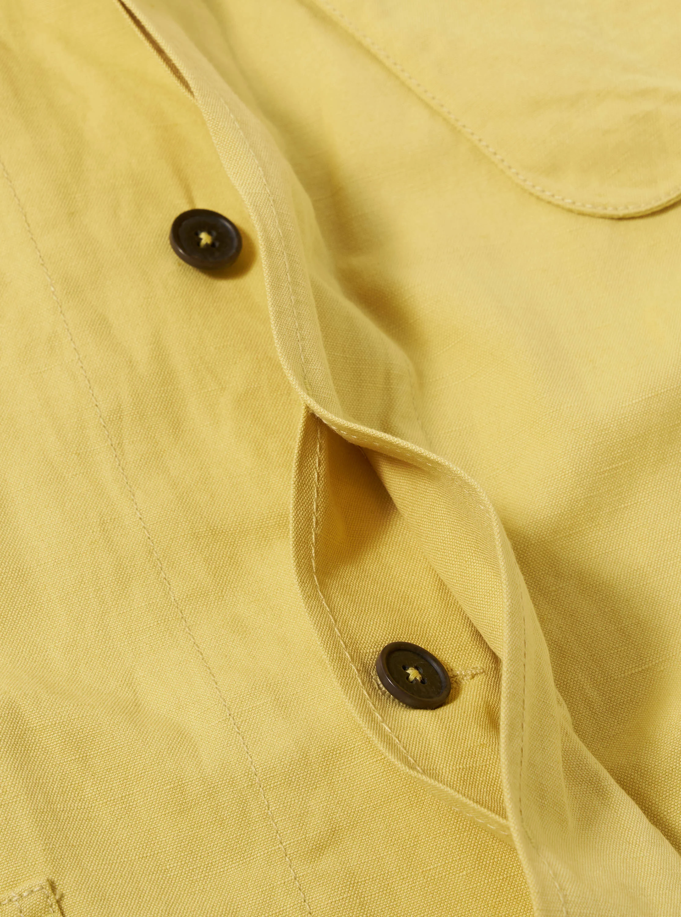 Lemon Linen Slub Weave Jungle Jacket - Image 6