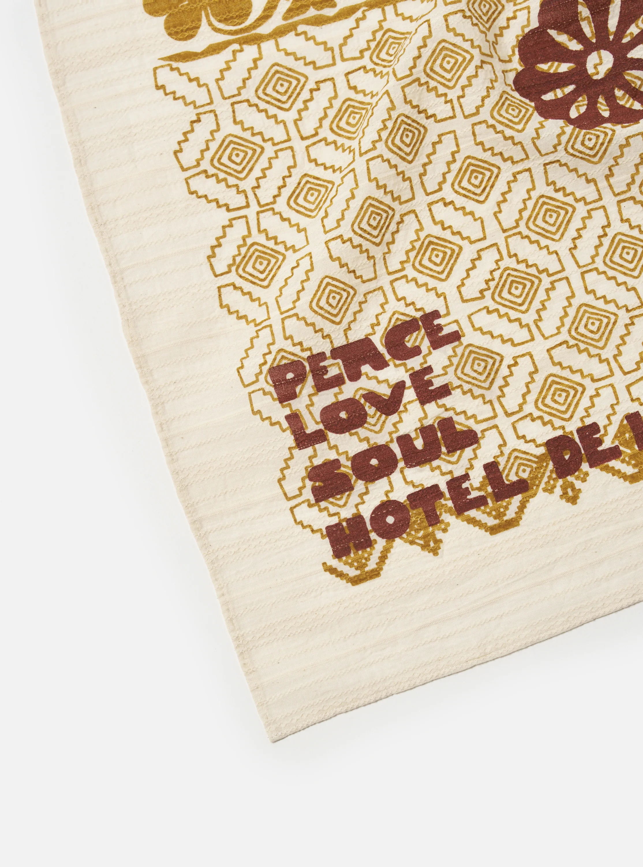 Ecru Acapulco Weave Kingsman Neckerchief - Image 3