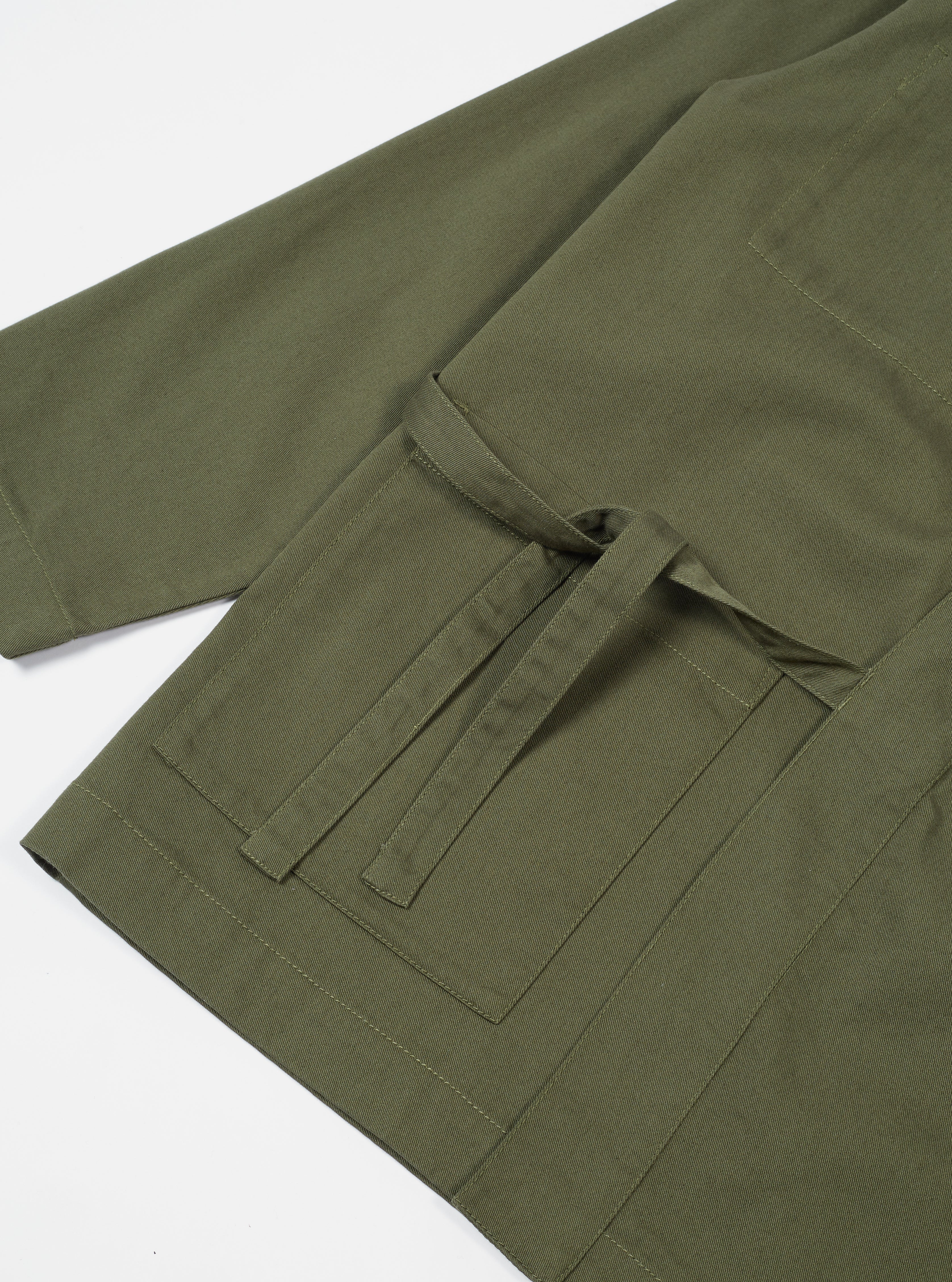 Light Olive Twill Kyoto Work Jacket - Image 5