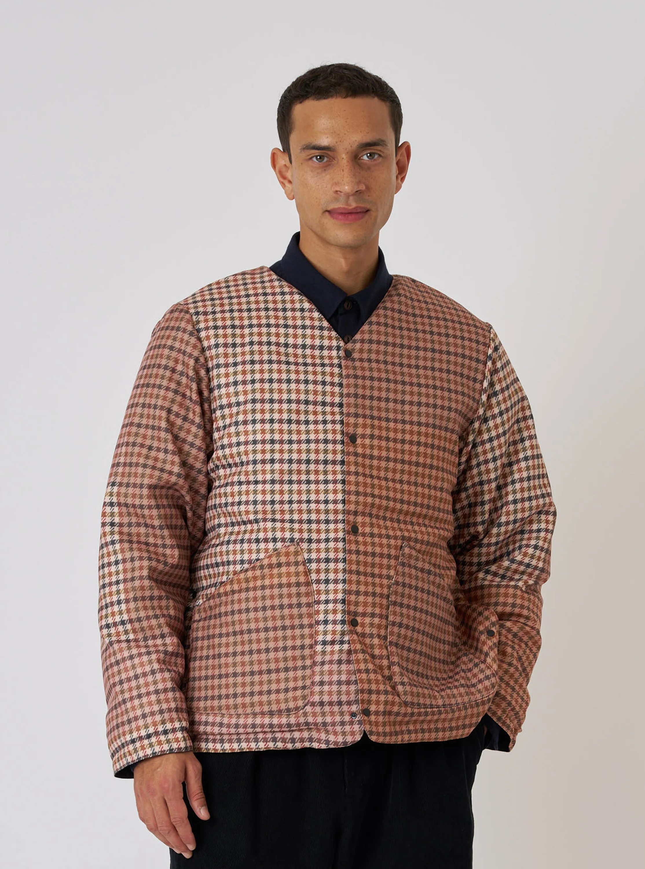 TAION x Universal Works Reversible Dark Olive Military Line Liner Jacket - Image 4