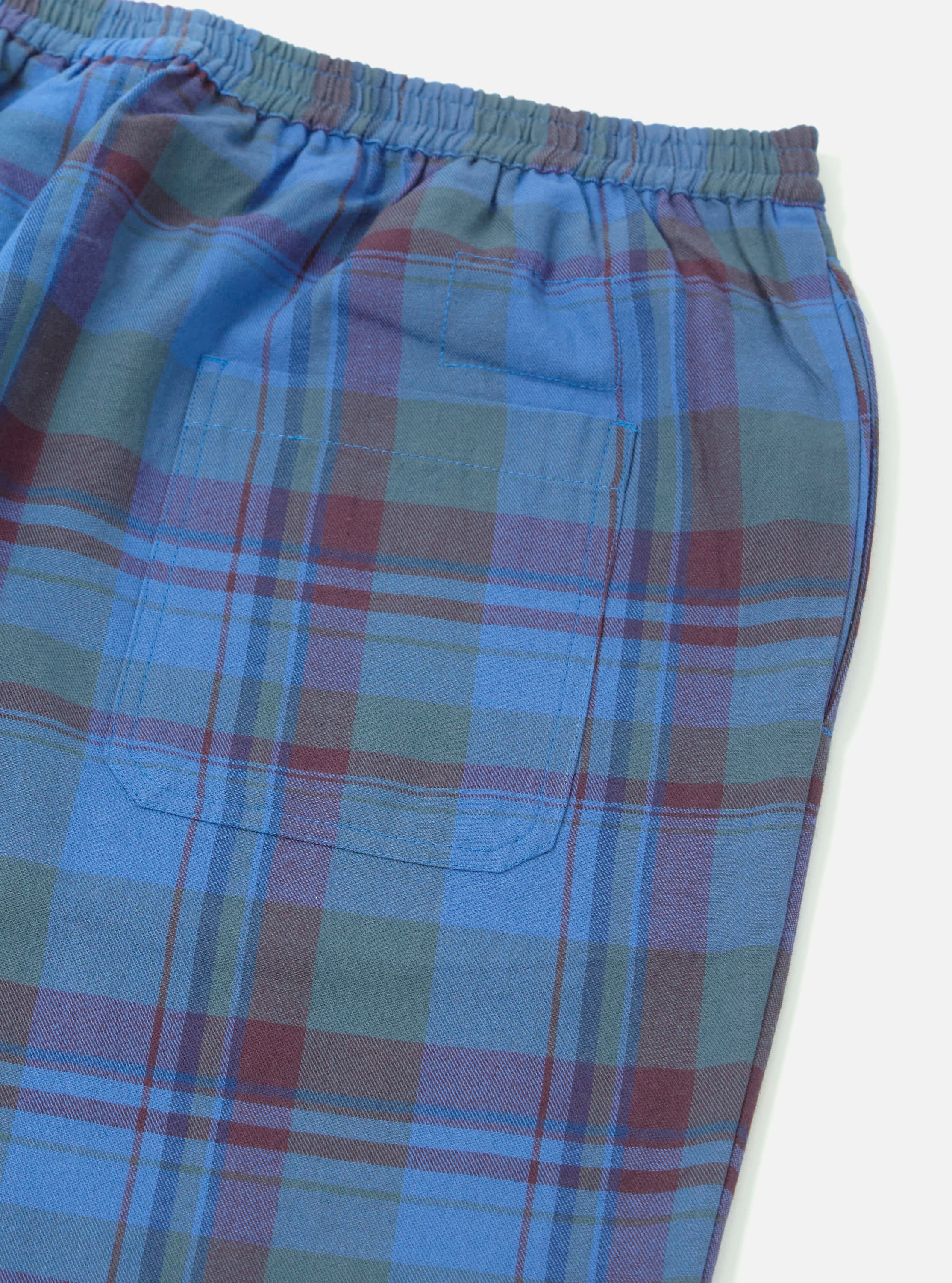 Blue Kip Check Long Pyjama Set - Image 12