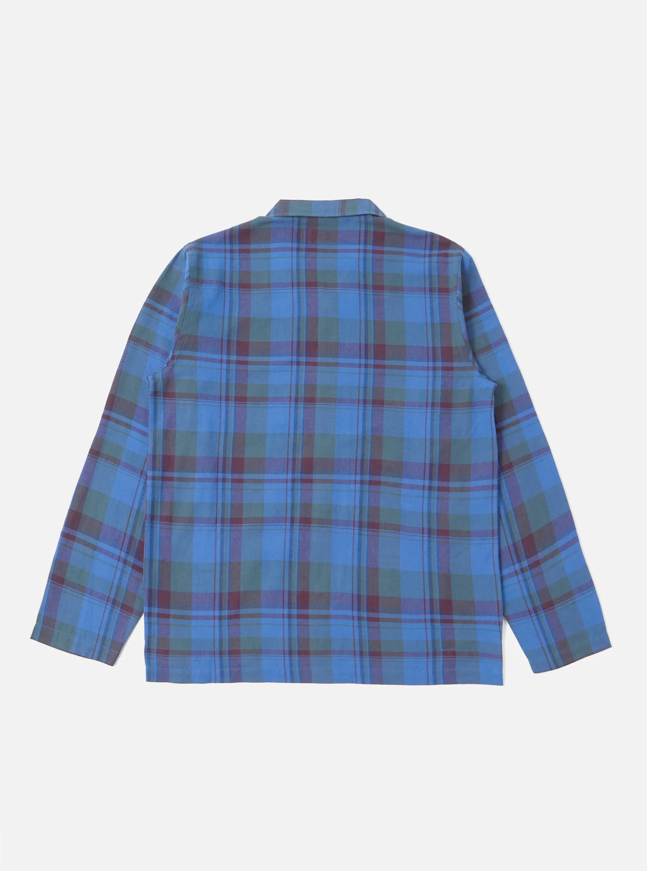 Blue Kip Check Long Pyjama Set - Image 4