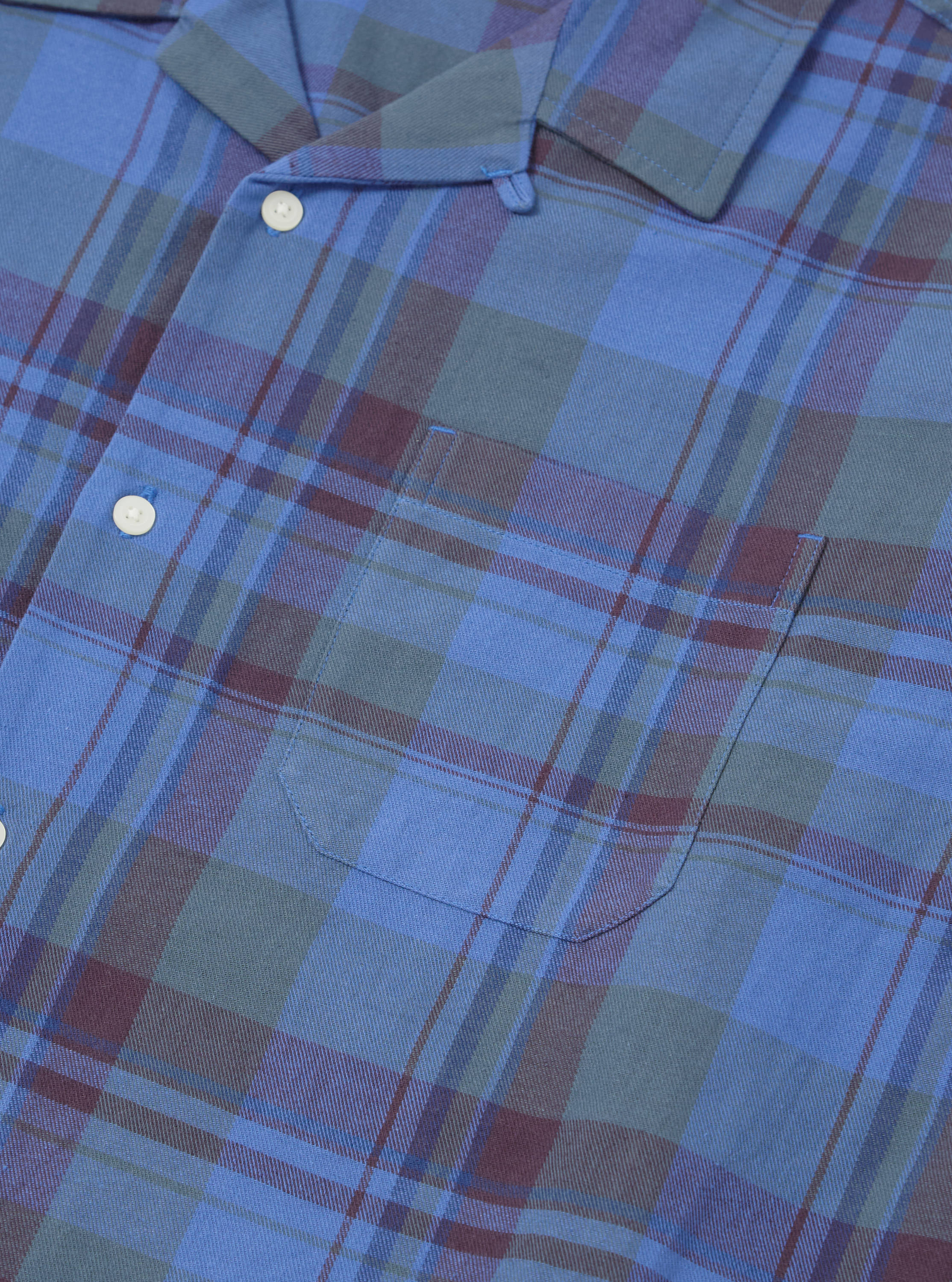 Blue Kip Check Long Pyjama Set - Image 6