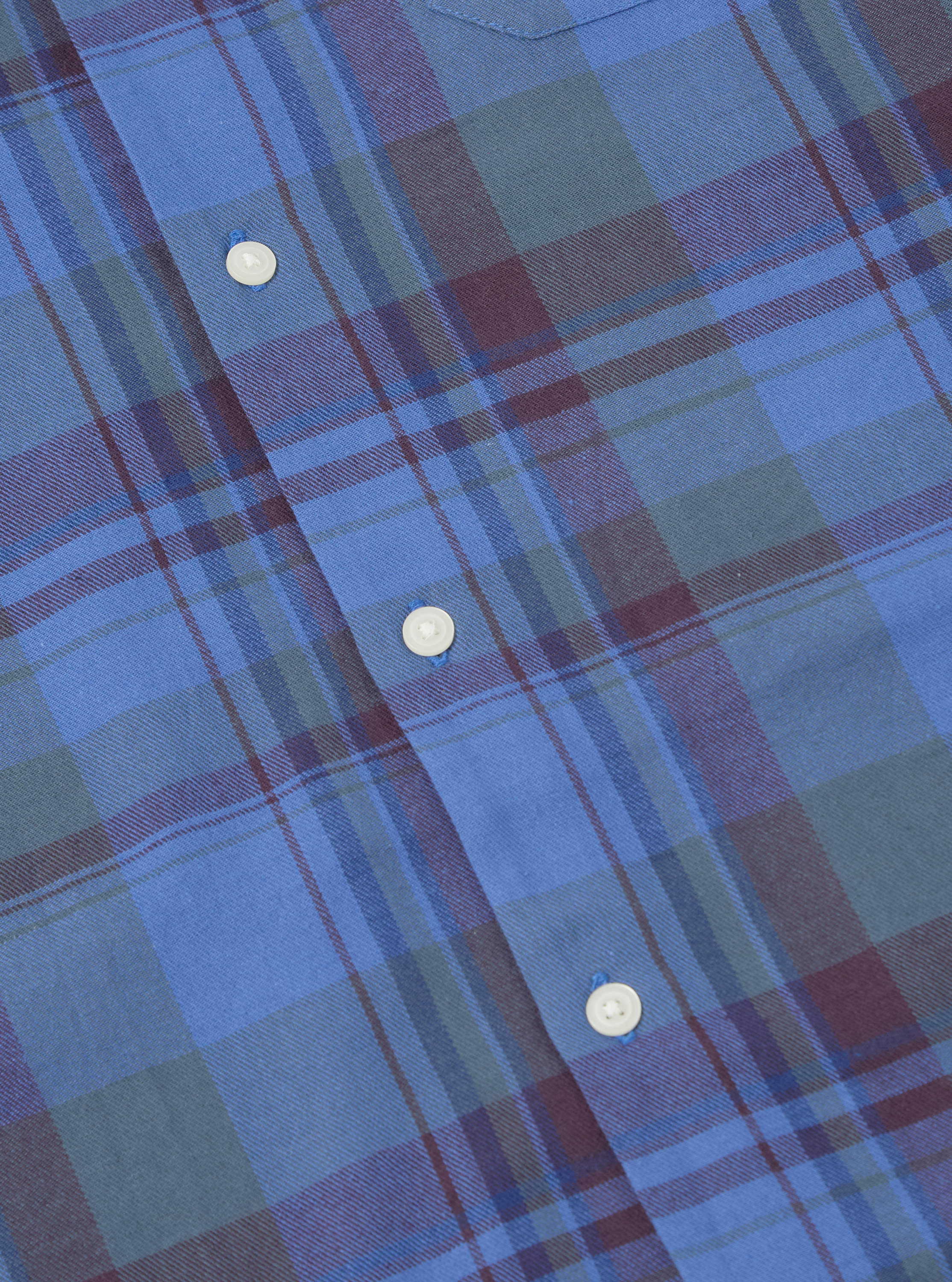 Blue Kip Check Long Pyjama Set - Image 7