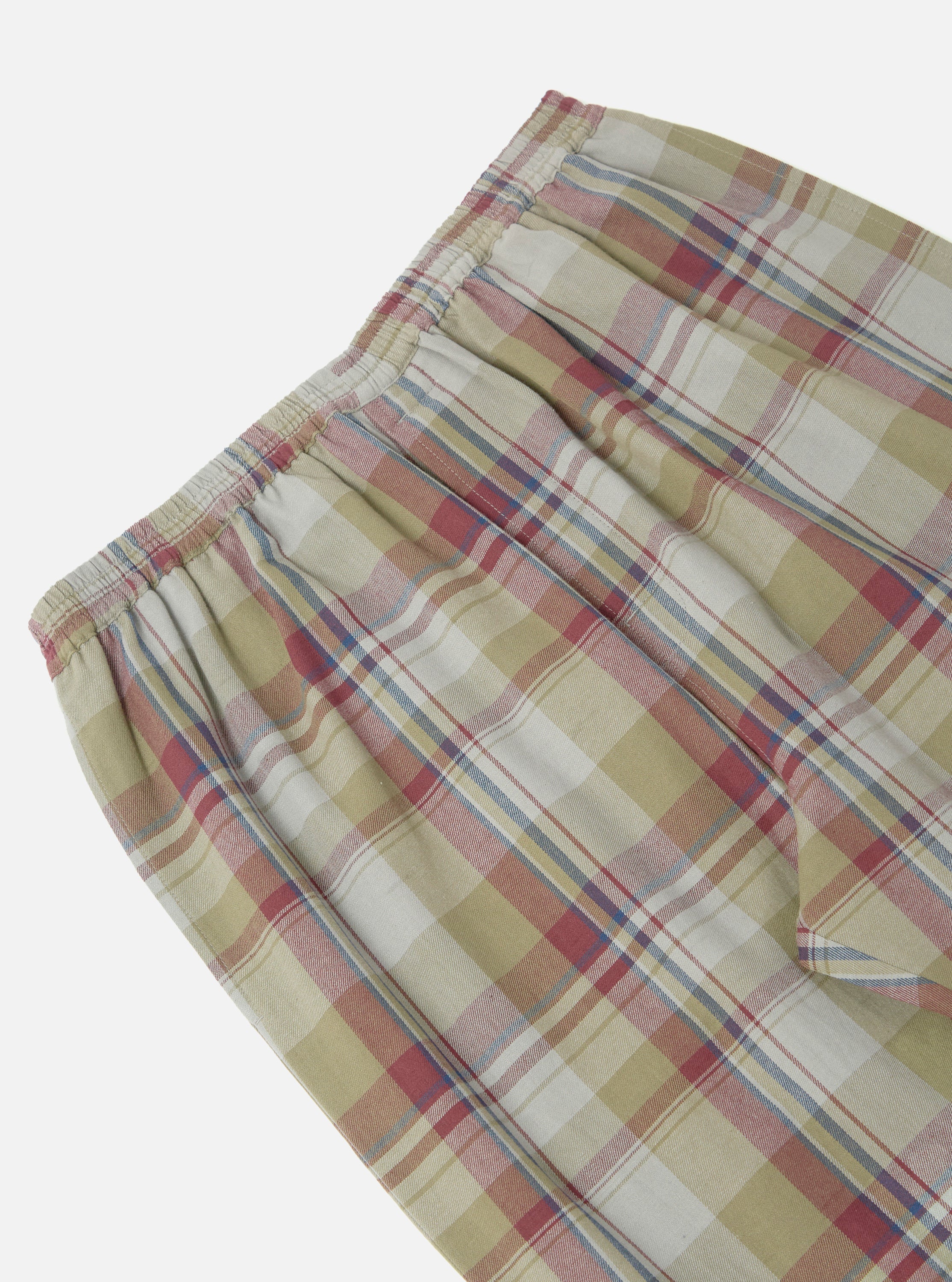 Green Kip Check Long Pyjama Set - Image 11