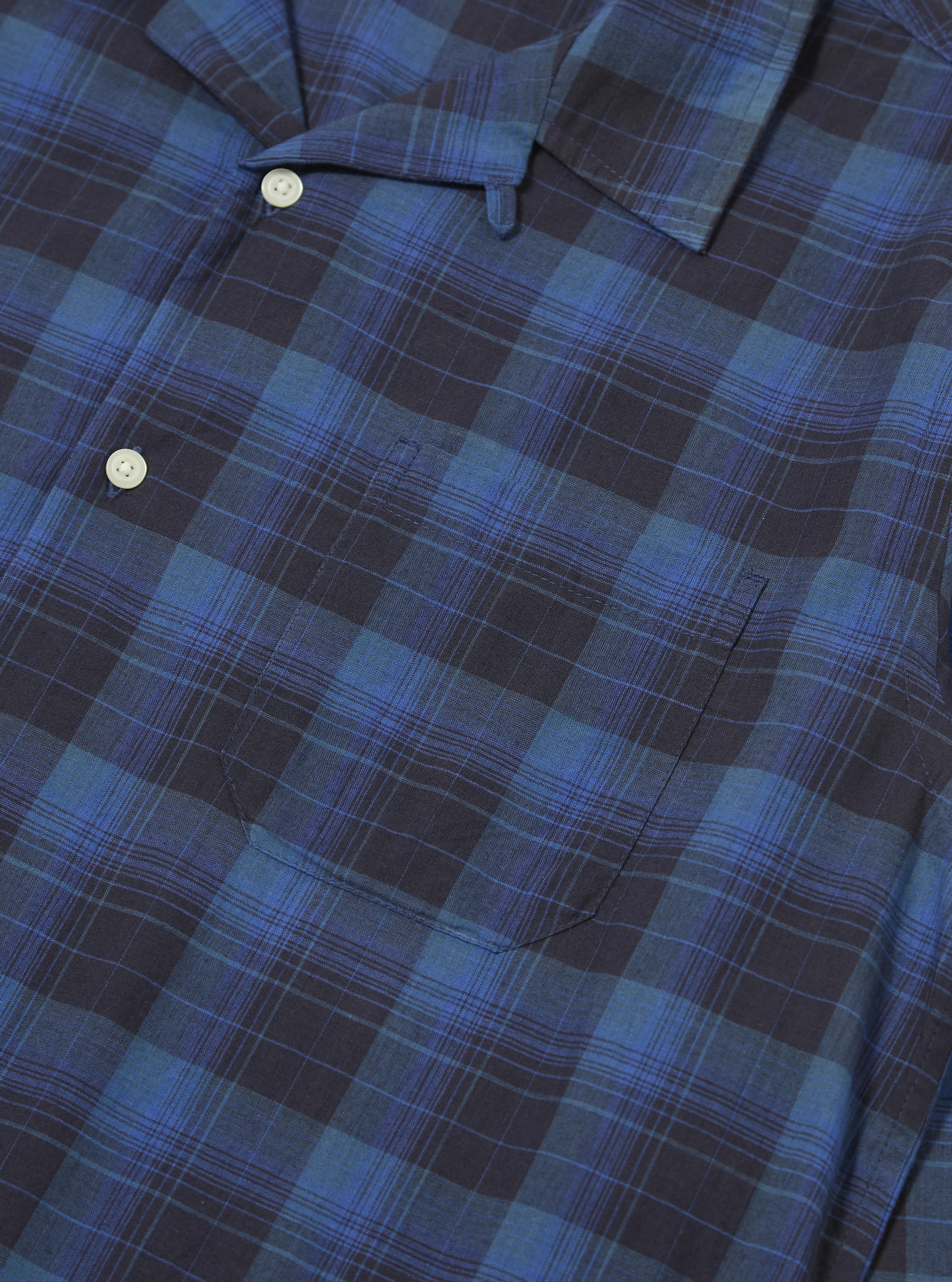 Navy/Blue Check Long Pyjama Set - Image 6