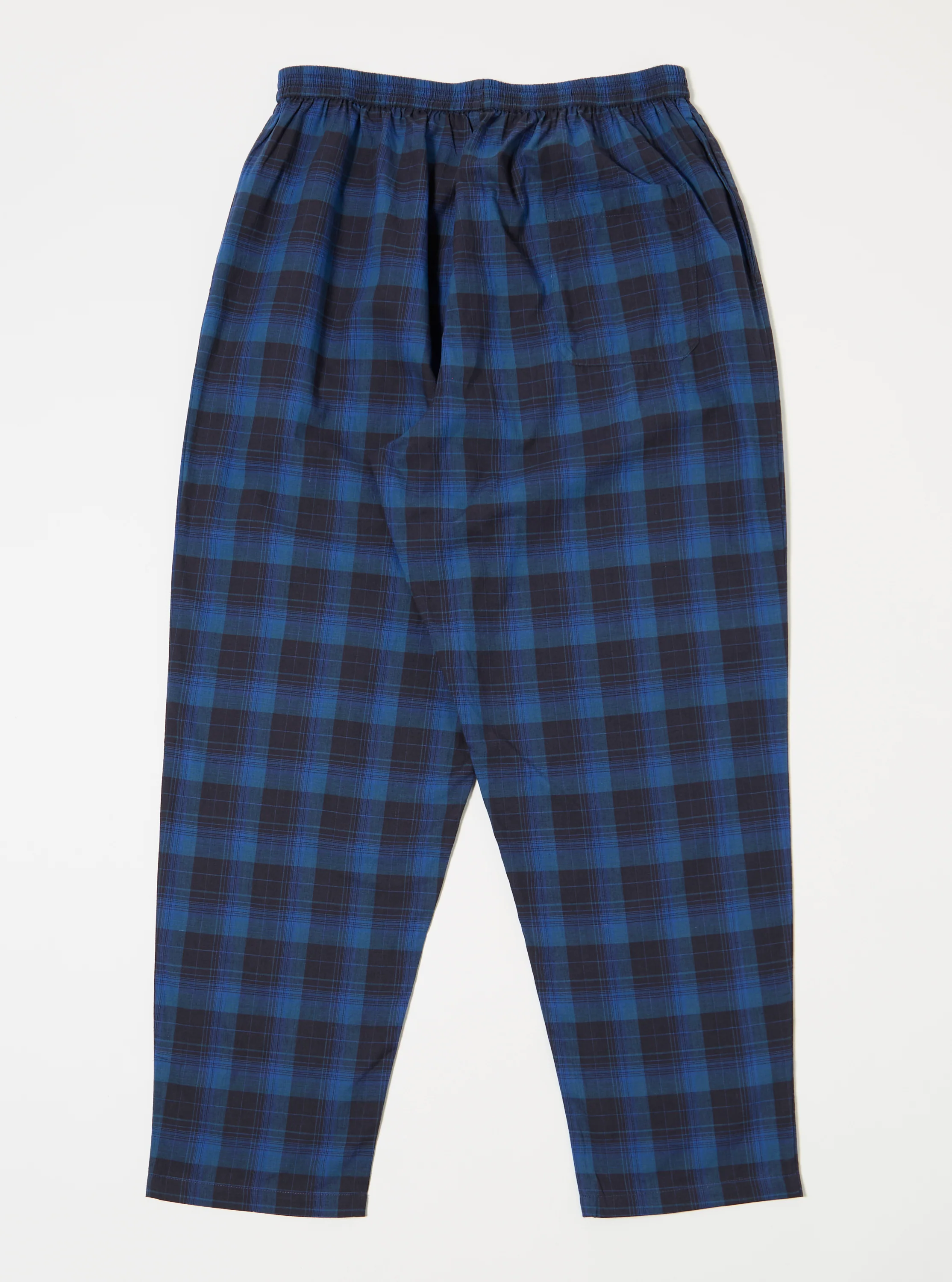 Navy/Blue Check Long Pyjama Set - Image 9