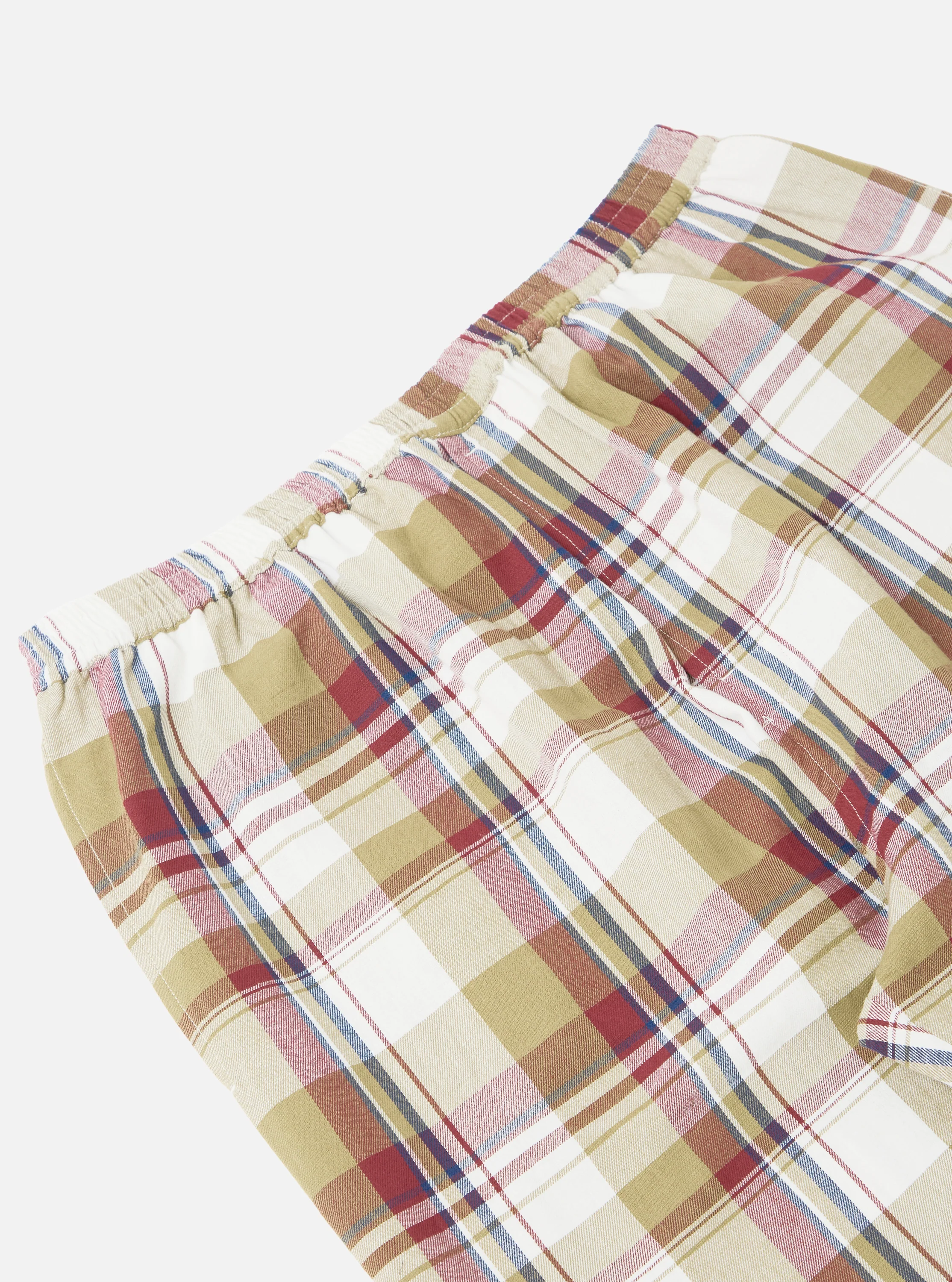 Red/Brown Kip Check Long Pyjama Set - Image 11