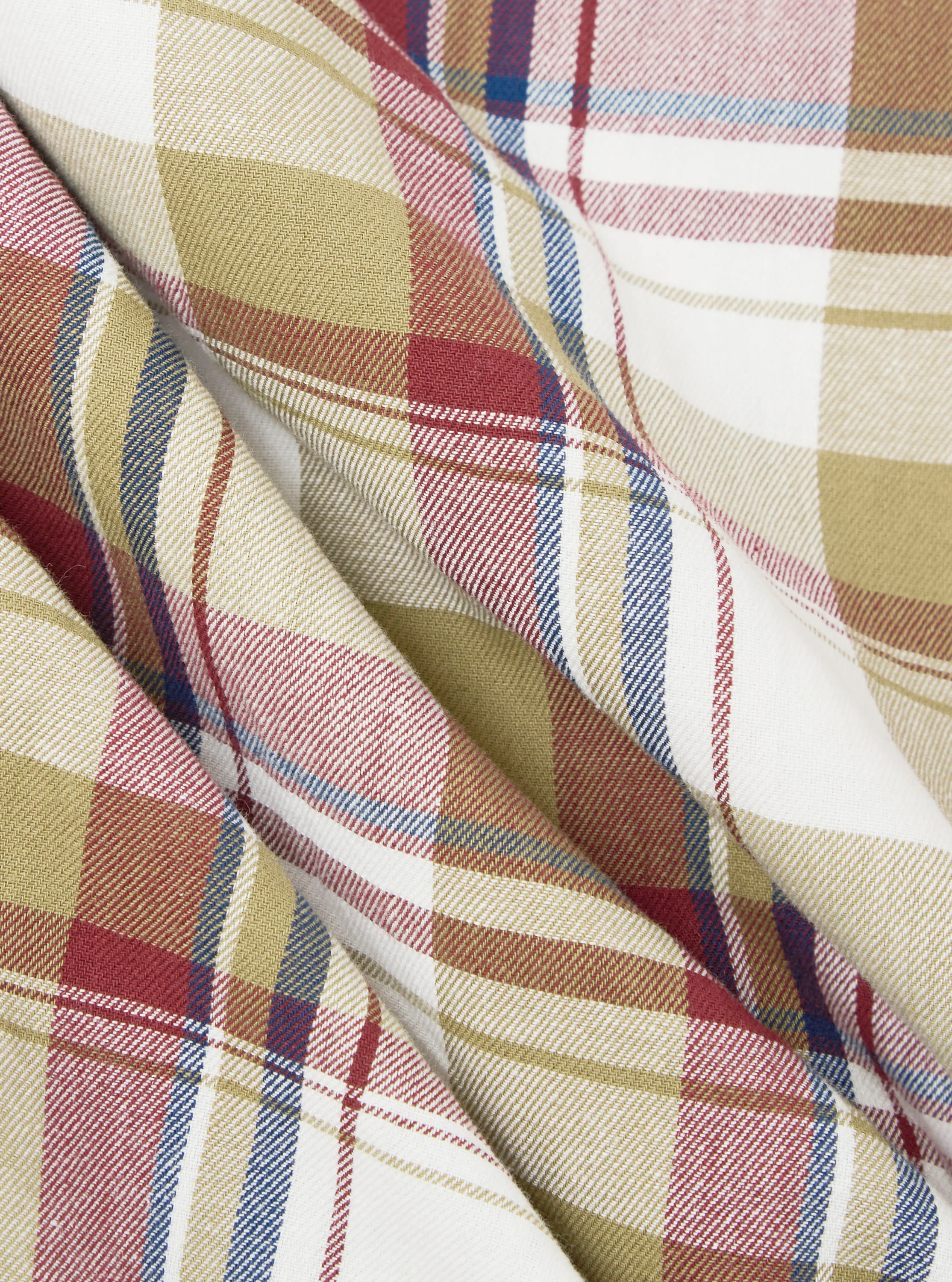 Red/Brown Kip Check Long Pyjama Set - Image 2