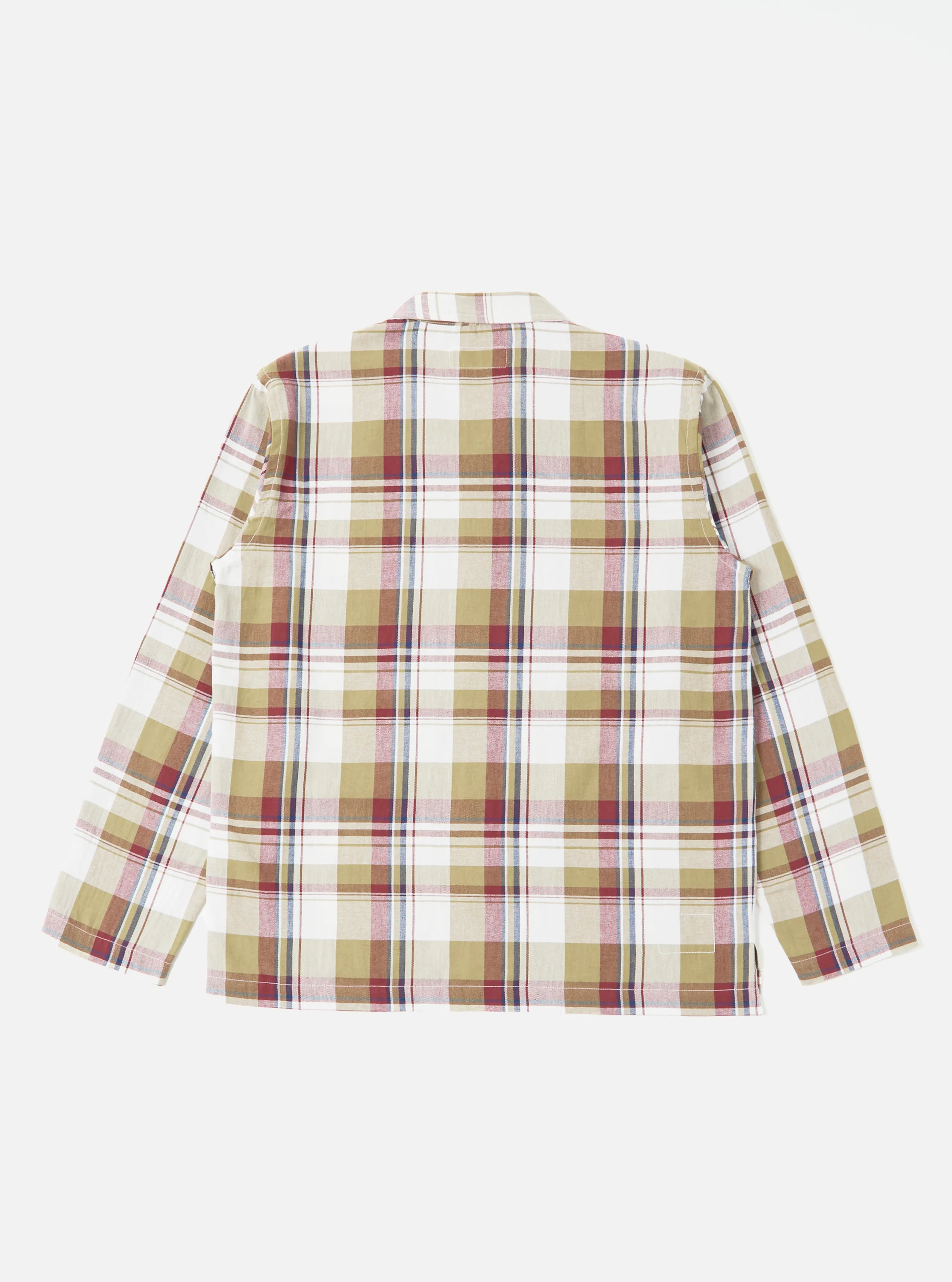 Red/Brown Kip Check Long Pyjama Set - Image 4