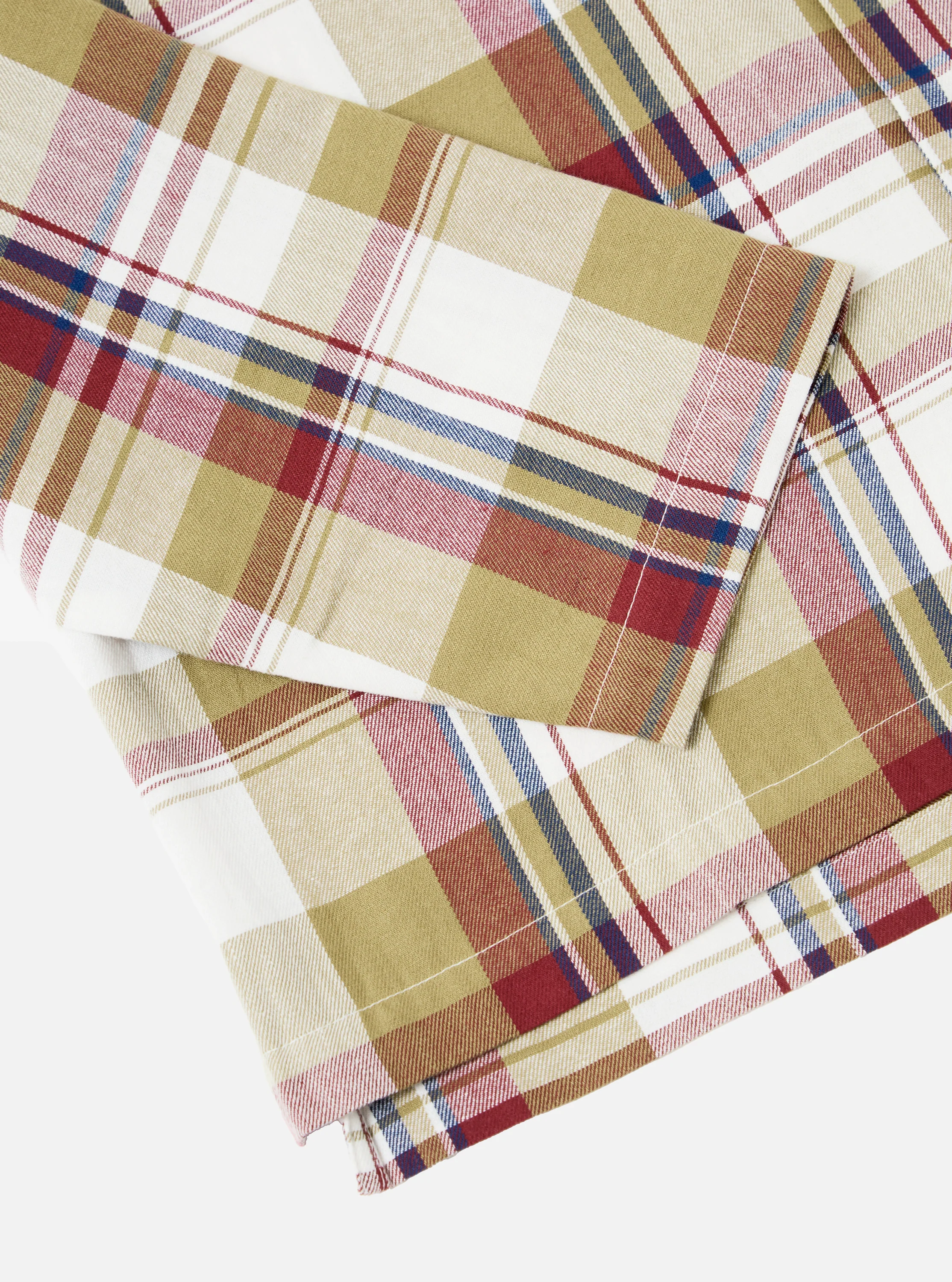 Red/Brown Kip Check Long Pyjama Set - Image 8