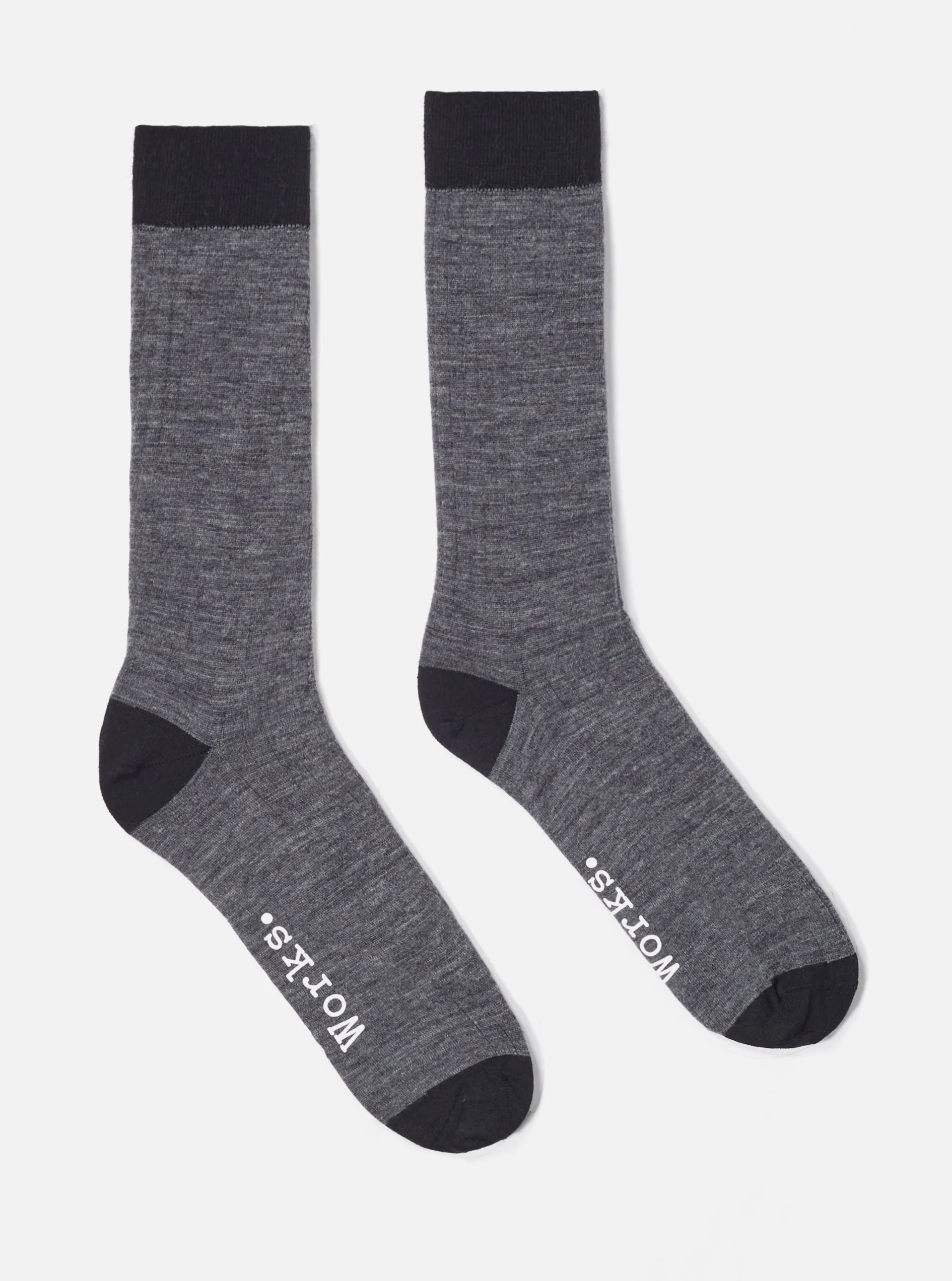 Grey Marl Merino Merino Classic Sock