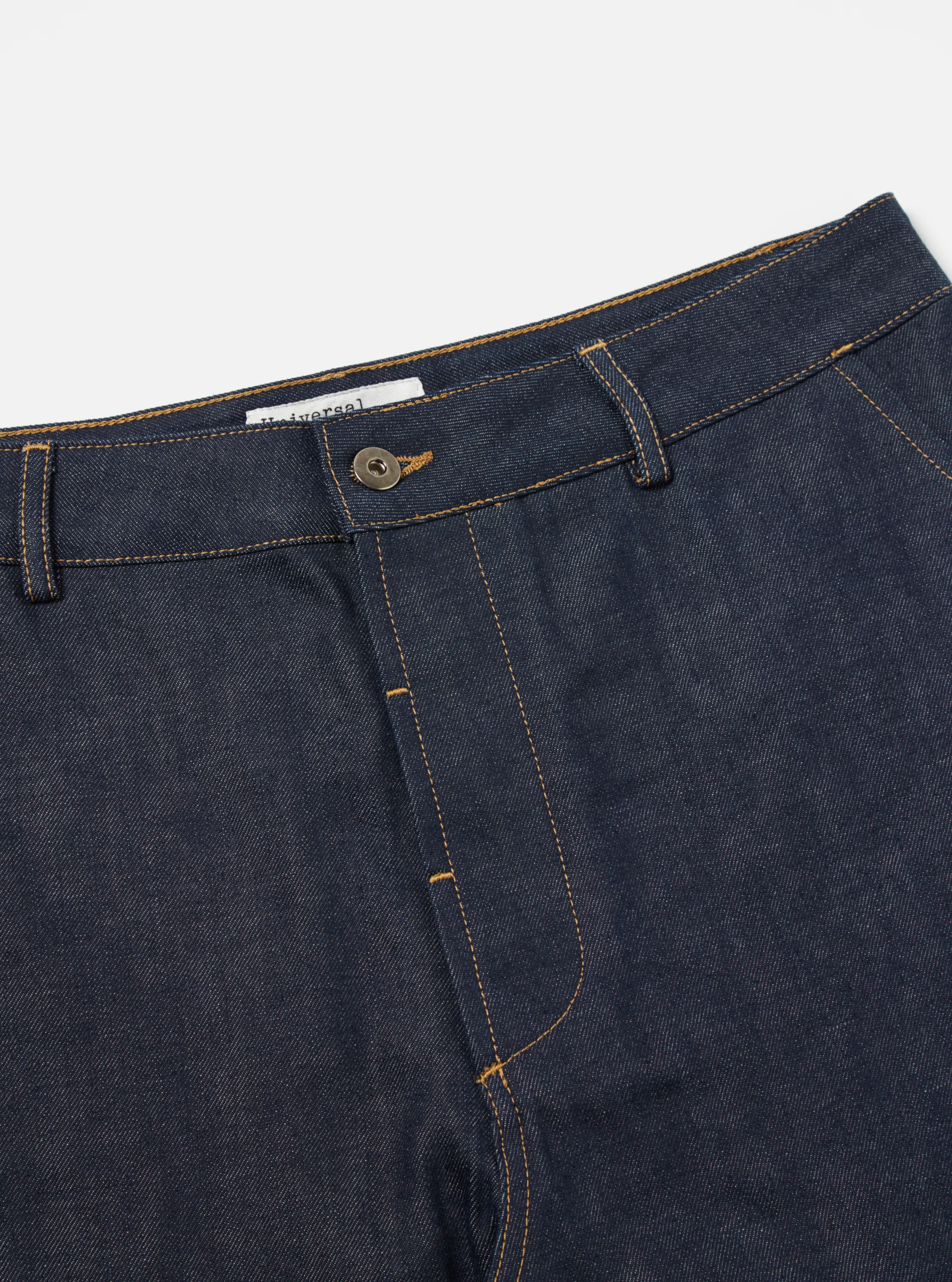 Indigo 13oz Selvedge Denim Military Chino - Image 5