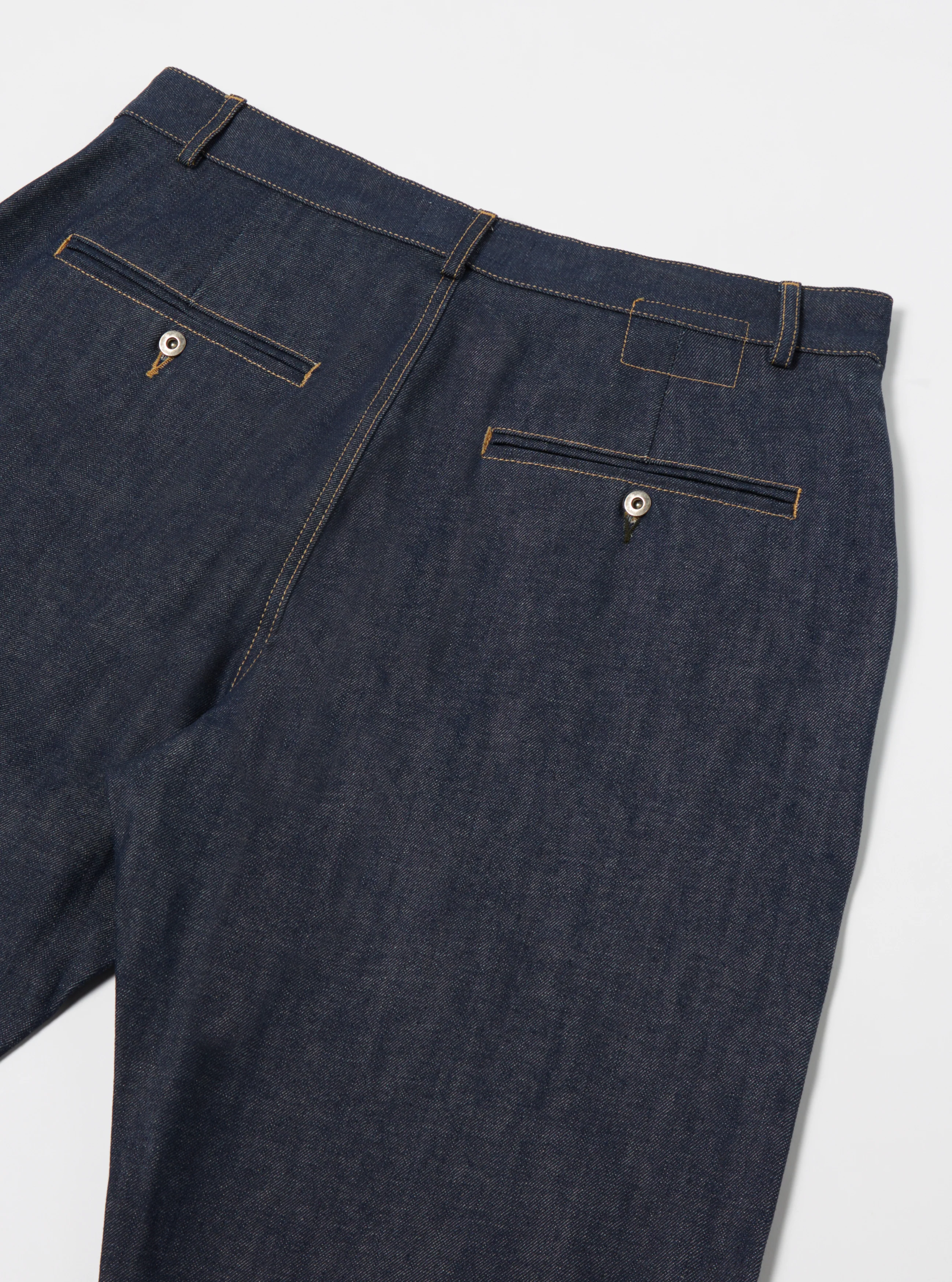 Indigo 13oz Selvedge Denim Military Chino - Image 6