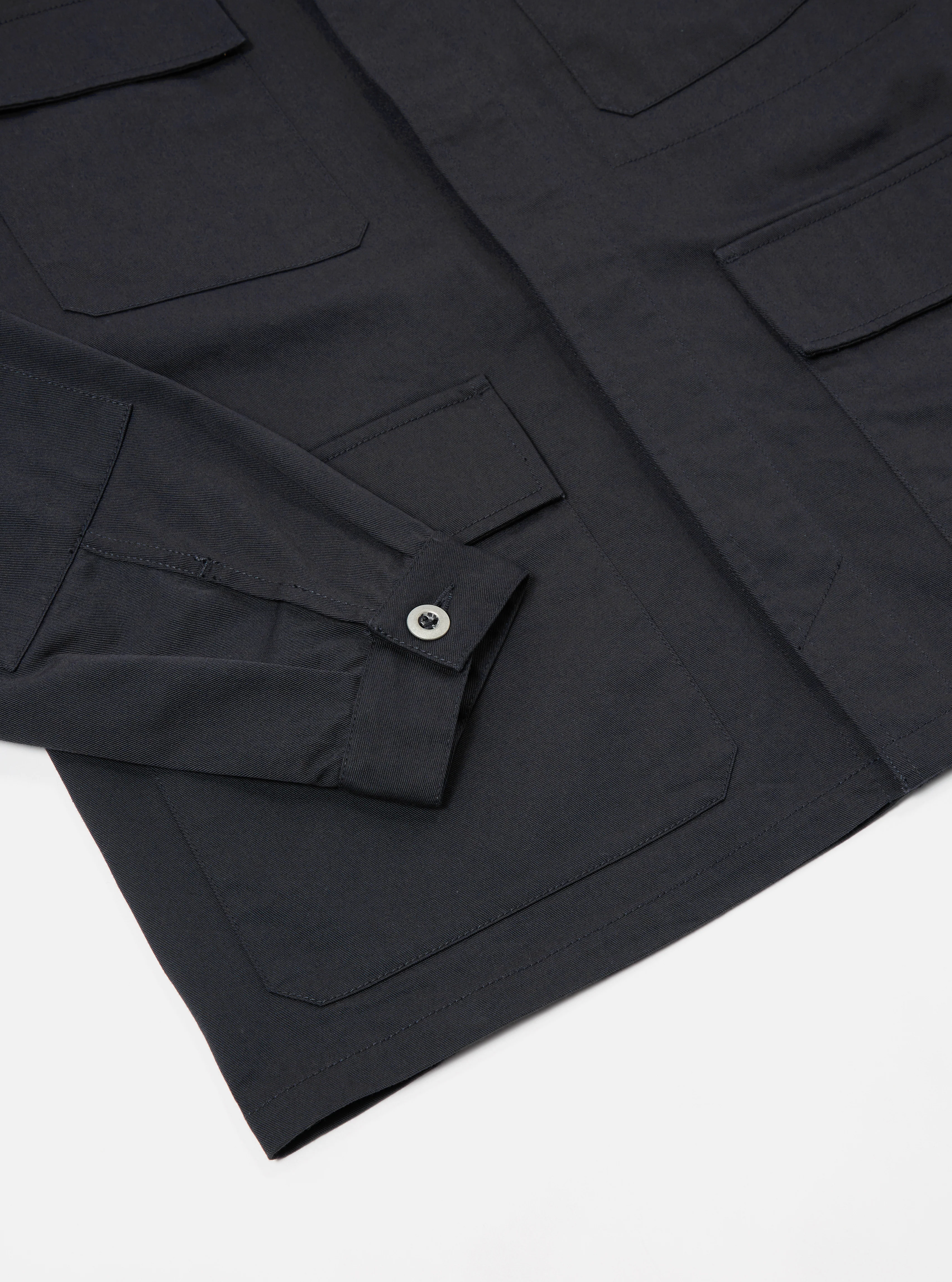 Black Twill MW Fatigue Jacket - Image 5