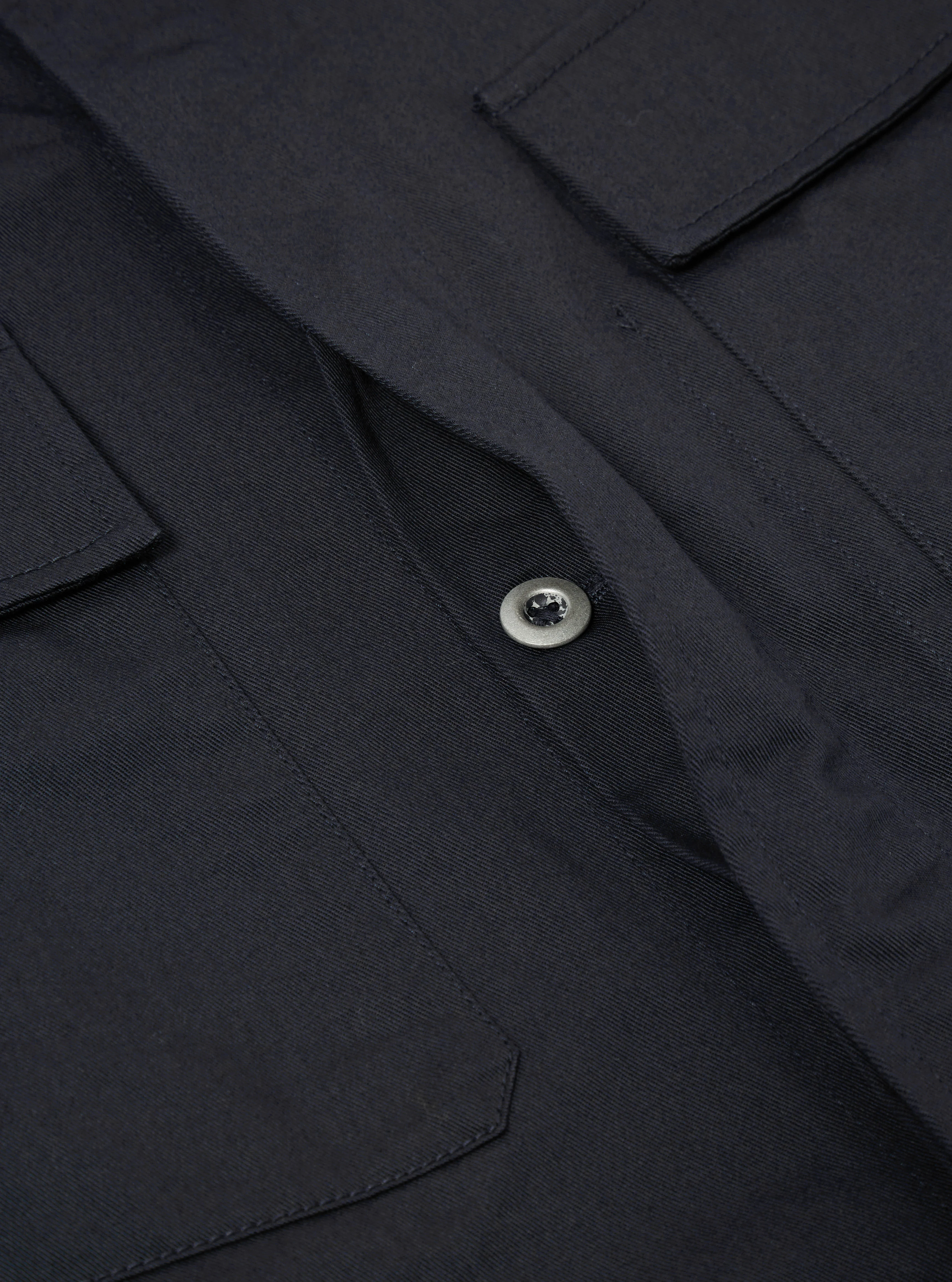 Black Twill MW Fatigue Jacket - Image 6