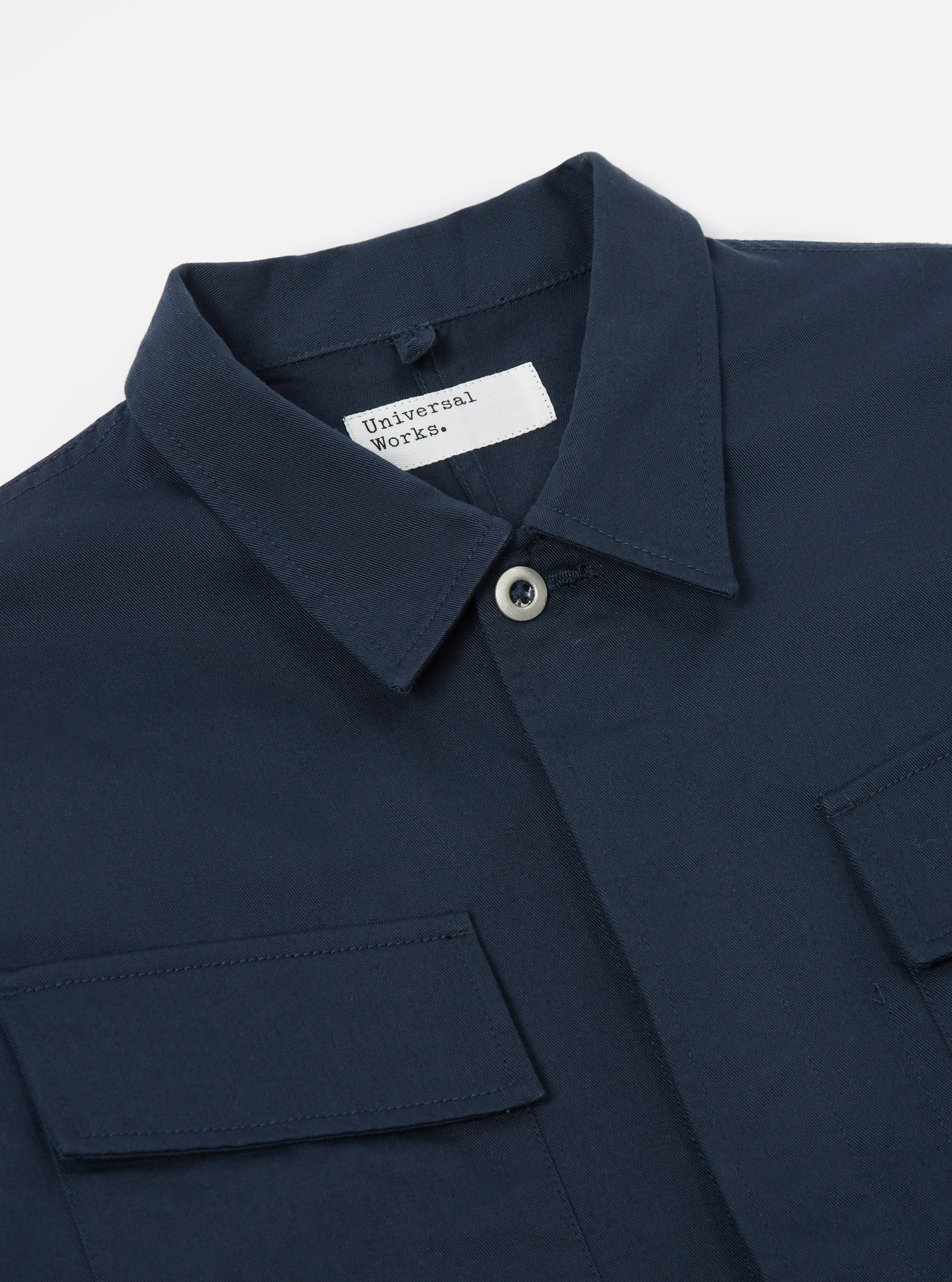 Navy Twill MW Fatigue Jacket - Image 4