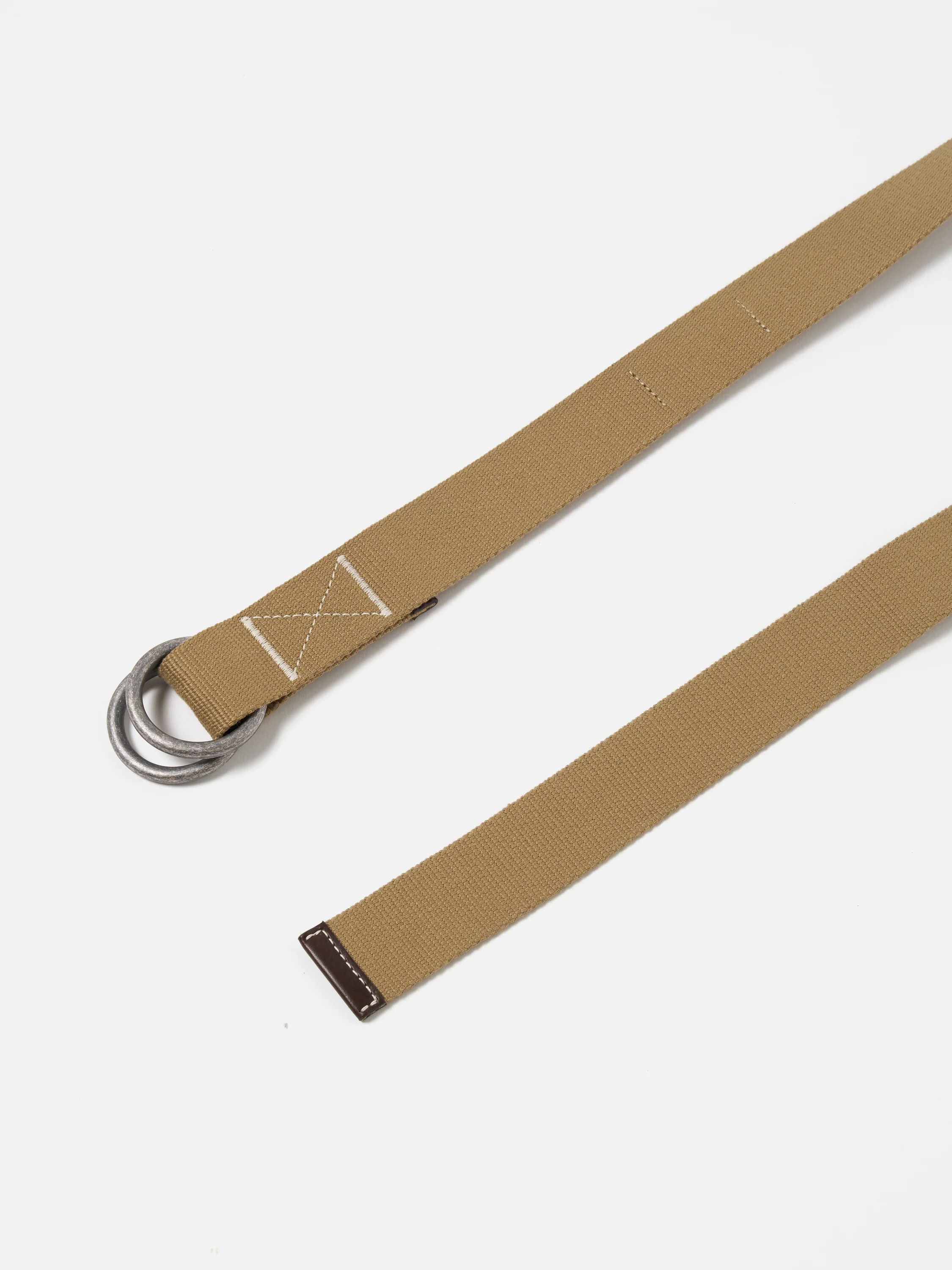 Dark Sand Canvas O Ring Belt - Image 3