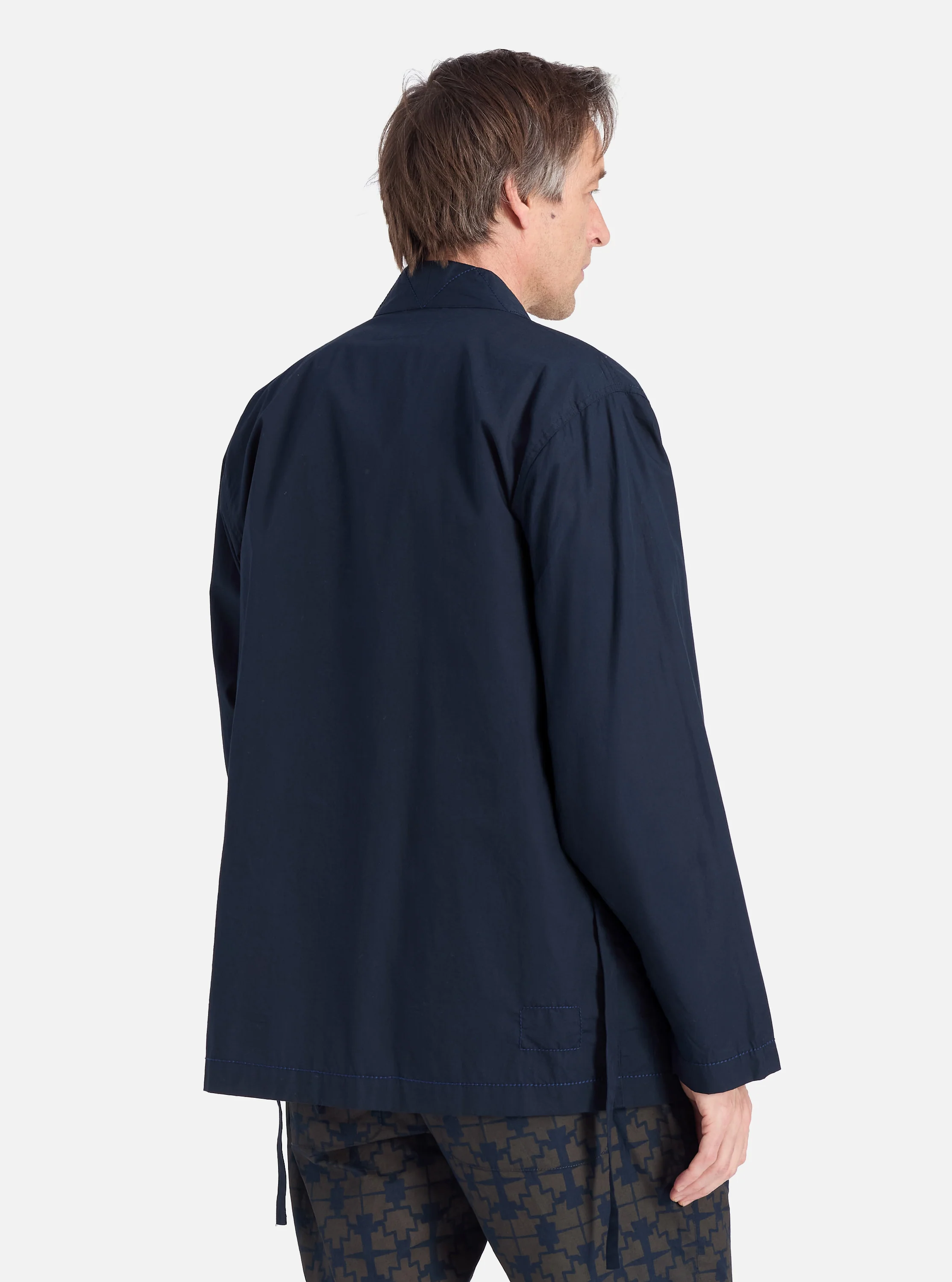 Navy Broadcloth Osaka Work Jacket - Image 3