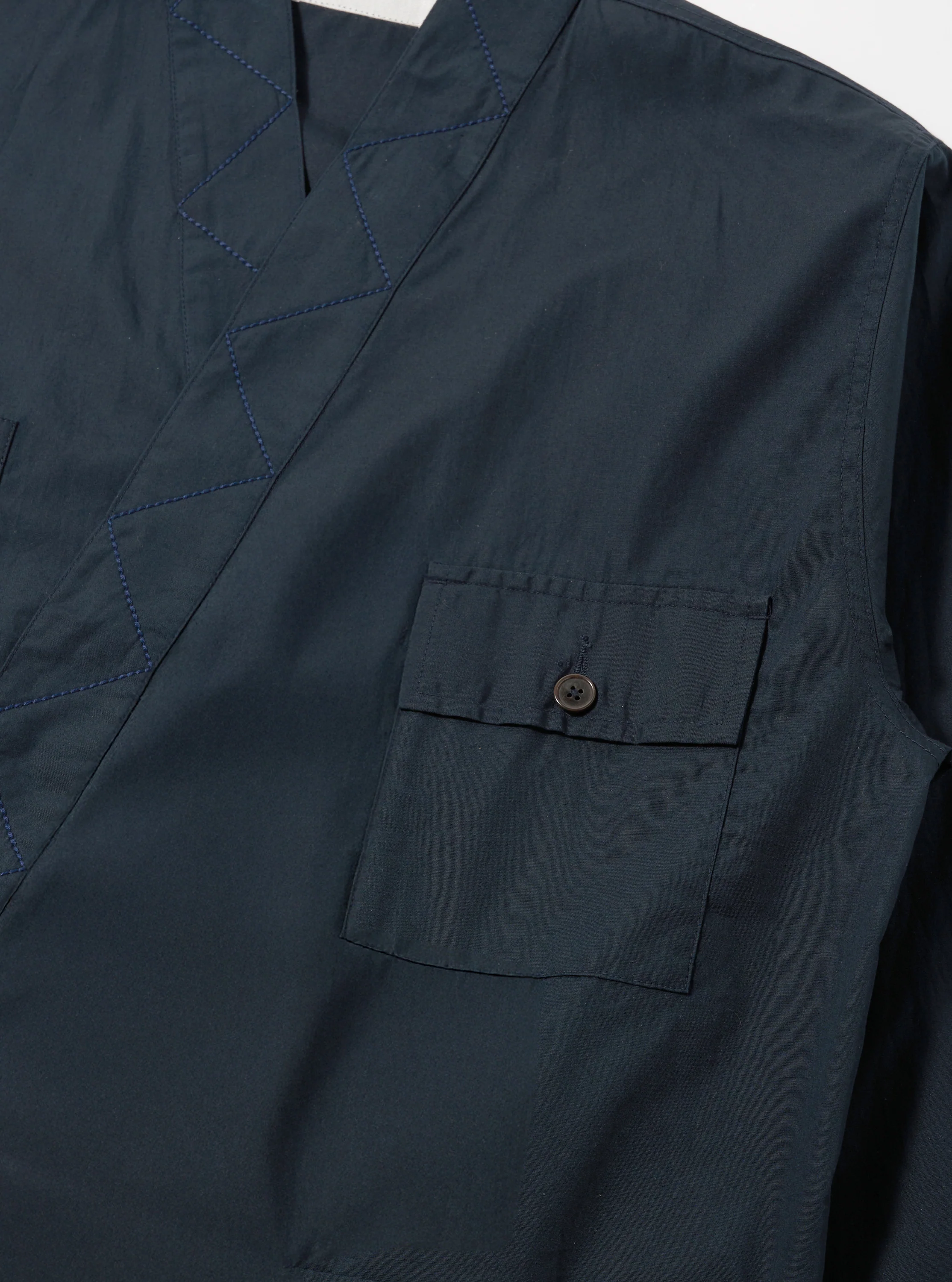 Navy Broadcloth Osaka Work Jacket - Image 6
