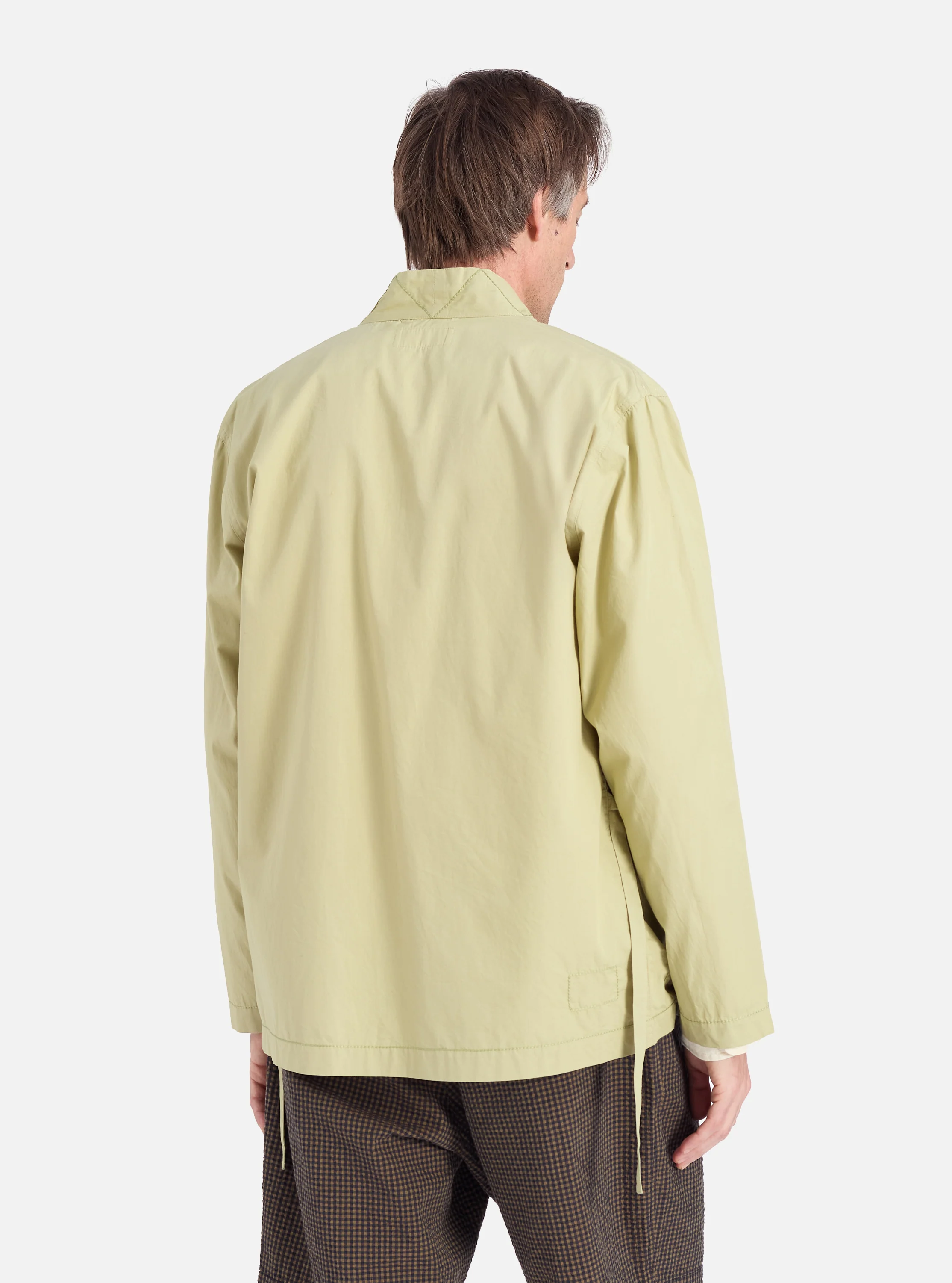 Pale Green Broadcloth Osaka Work Jacket - Image 3