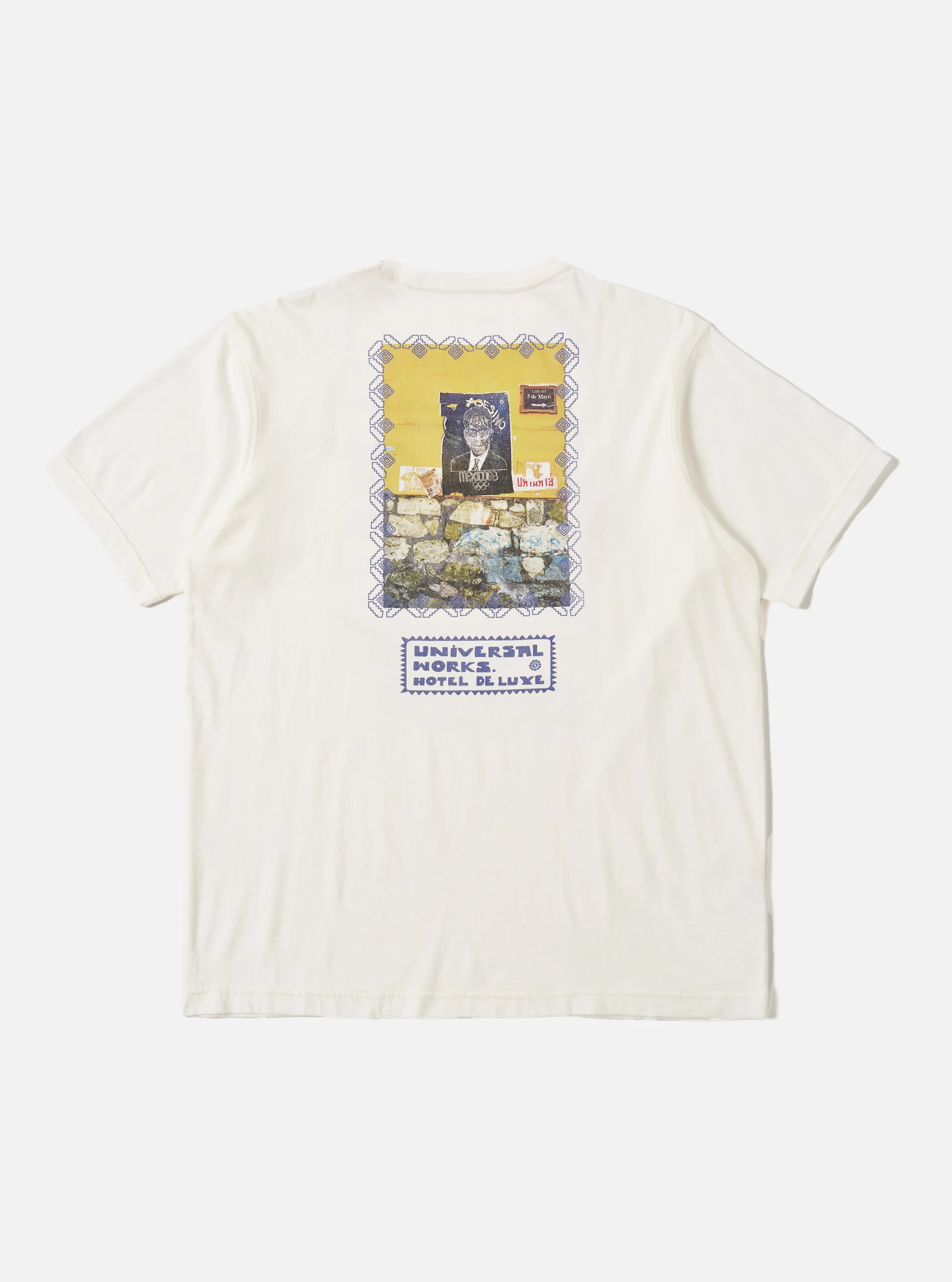 Ecru/Yellow Single Jersey Pickup Print Tee - Image 5
