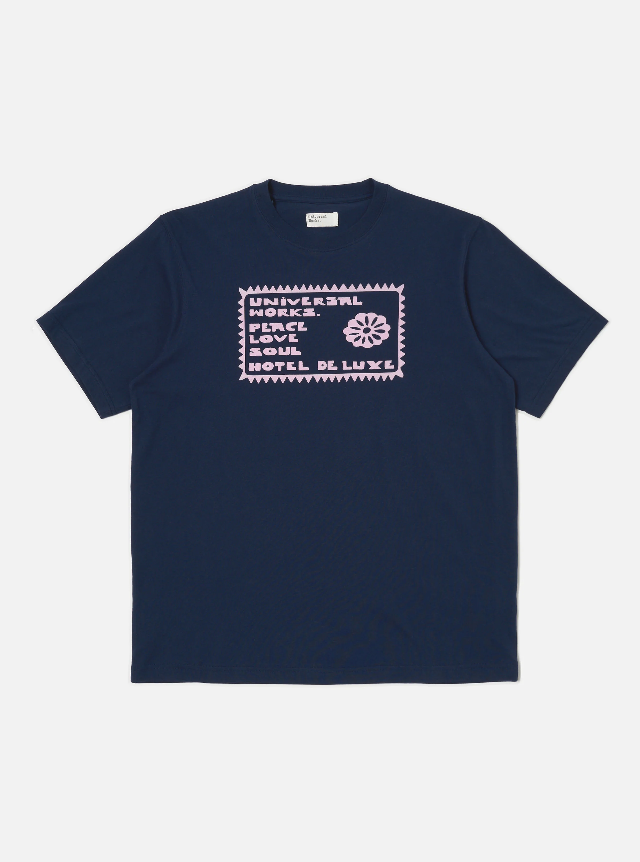 Navy/Pink Single Jersey Pickup Print Tee - Image 3
