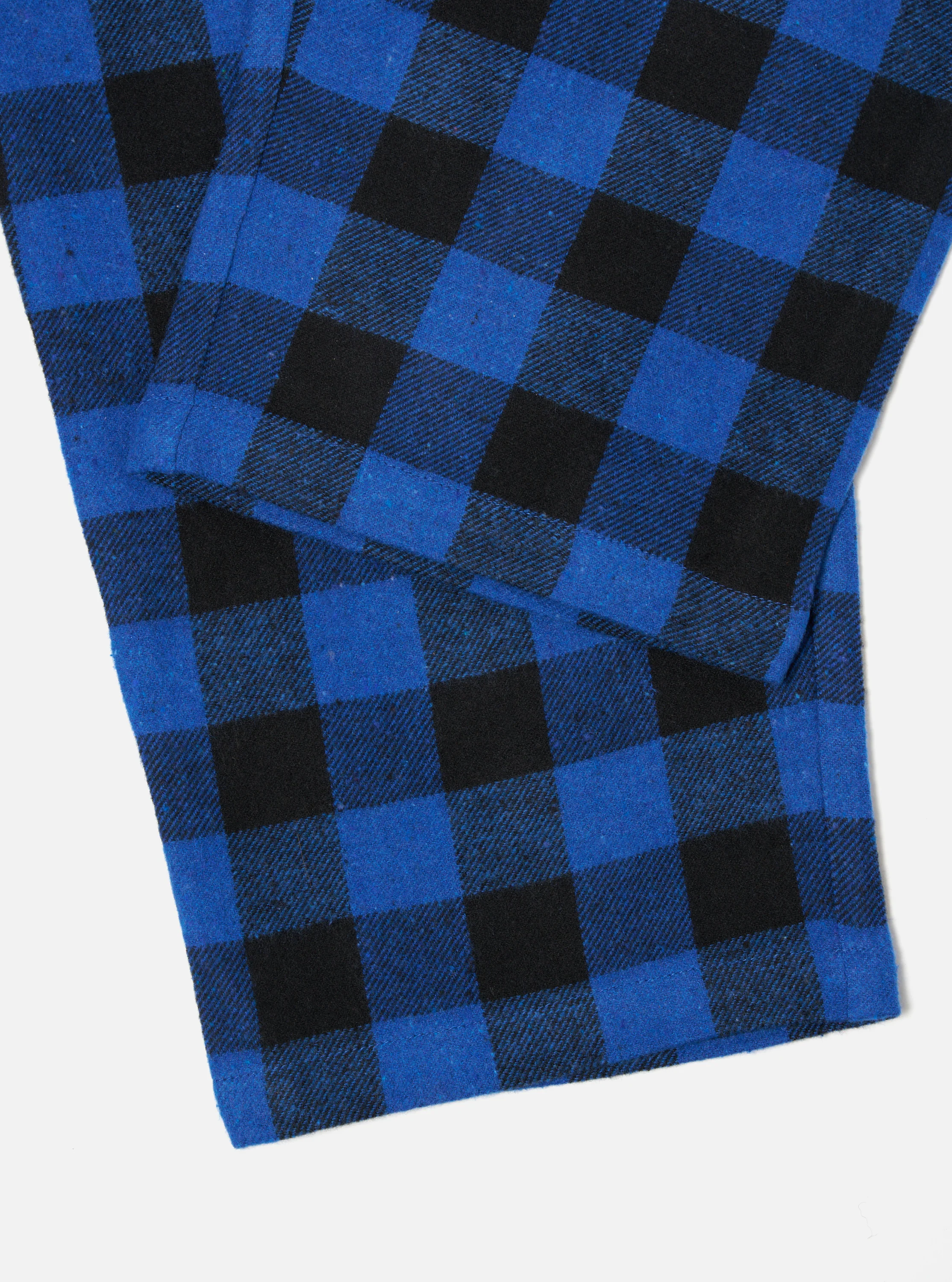 Blue Brushed Bold Gingham Pyjama Pant - Image 6