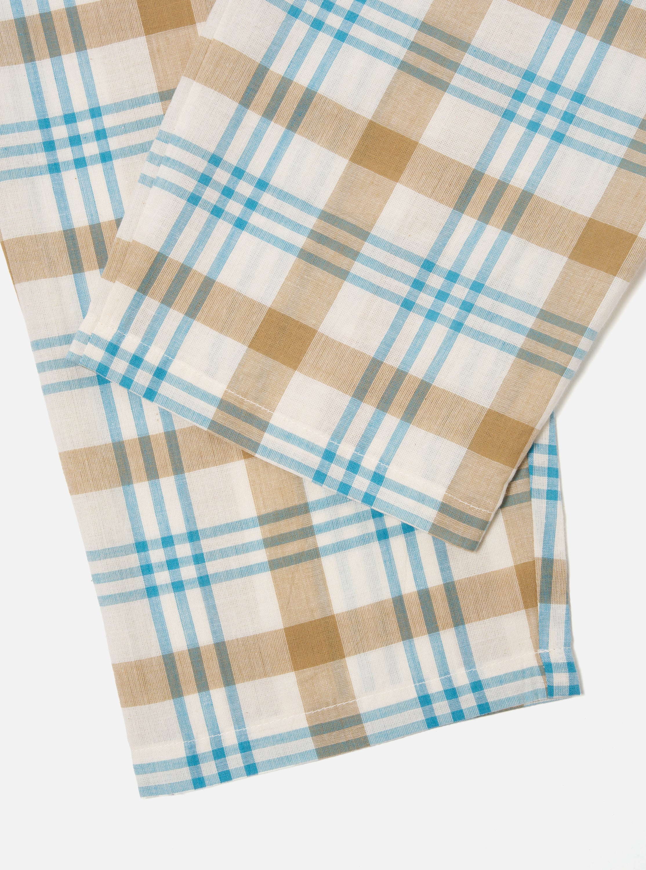 Ecru Madras Check Pyjama Pant - Image 6