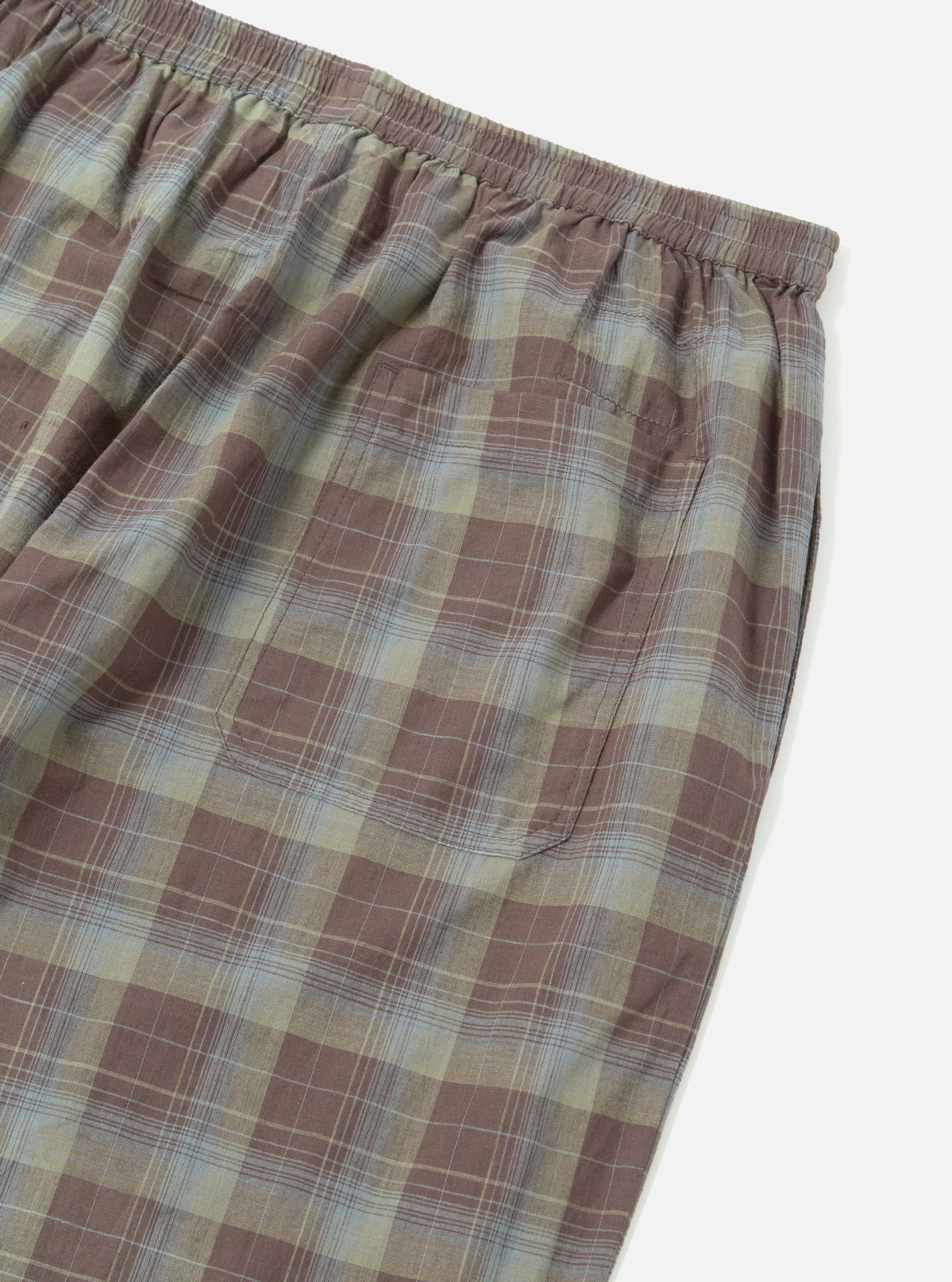 Green/Brown Check Pyjama Pant - Image 5