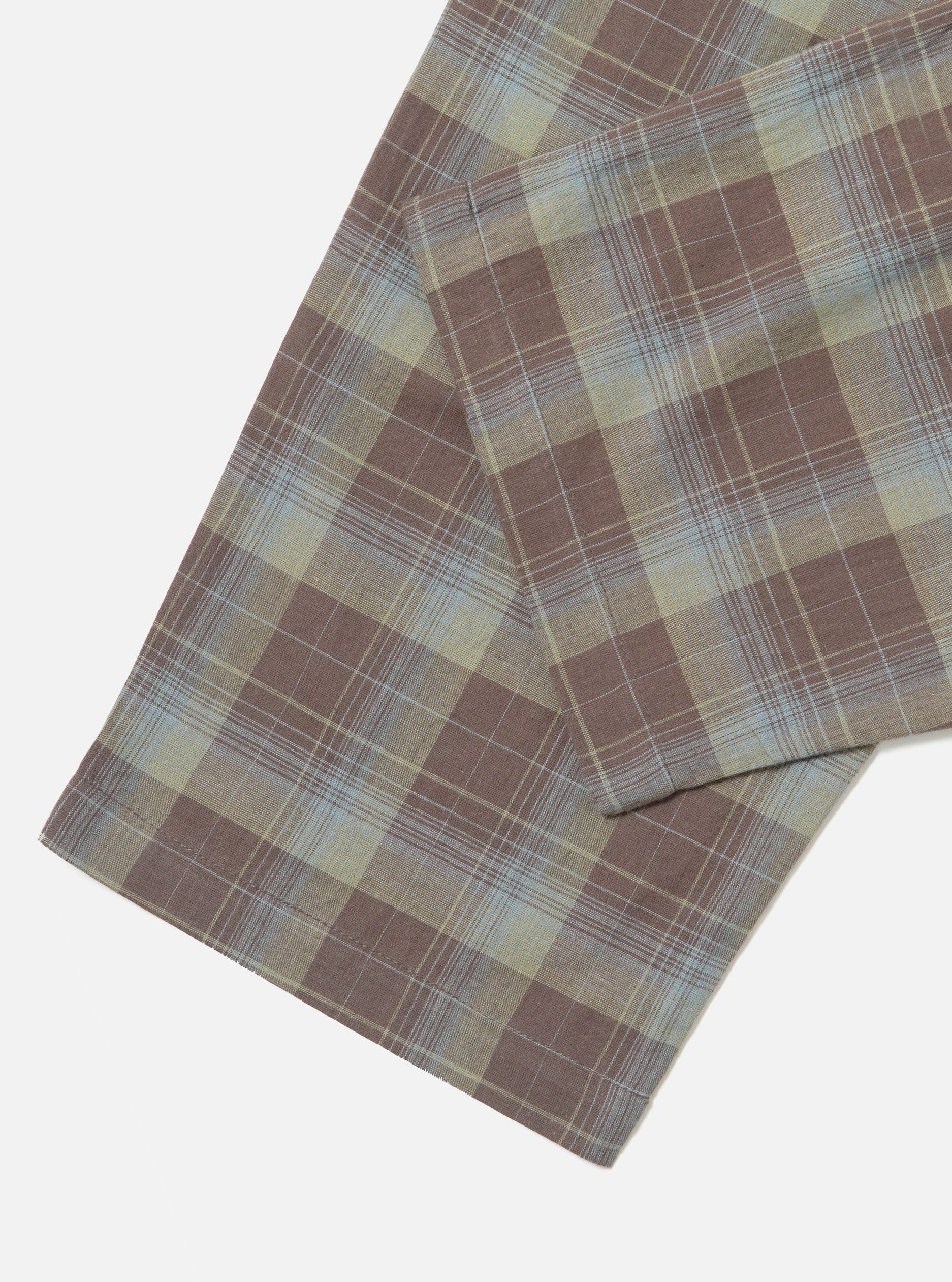 Green/Brown Check Pyjama Pant - Image 6