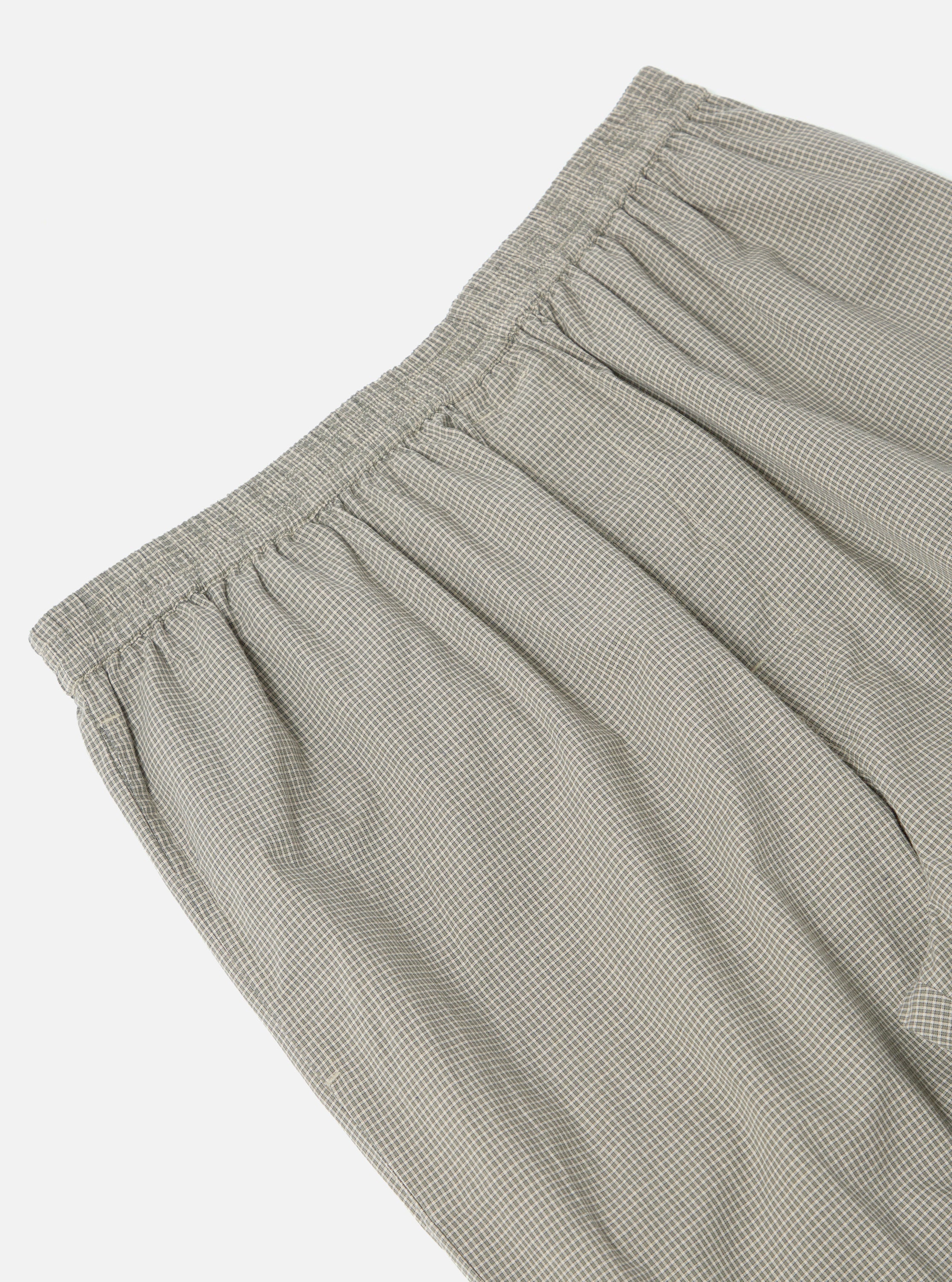 Green Tiny Check Pyjama Pant - Image 4