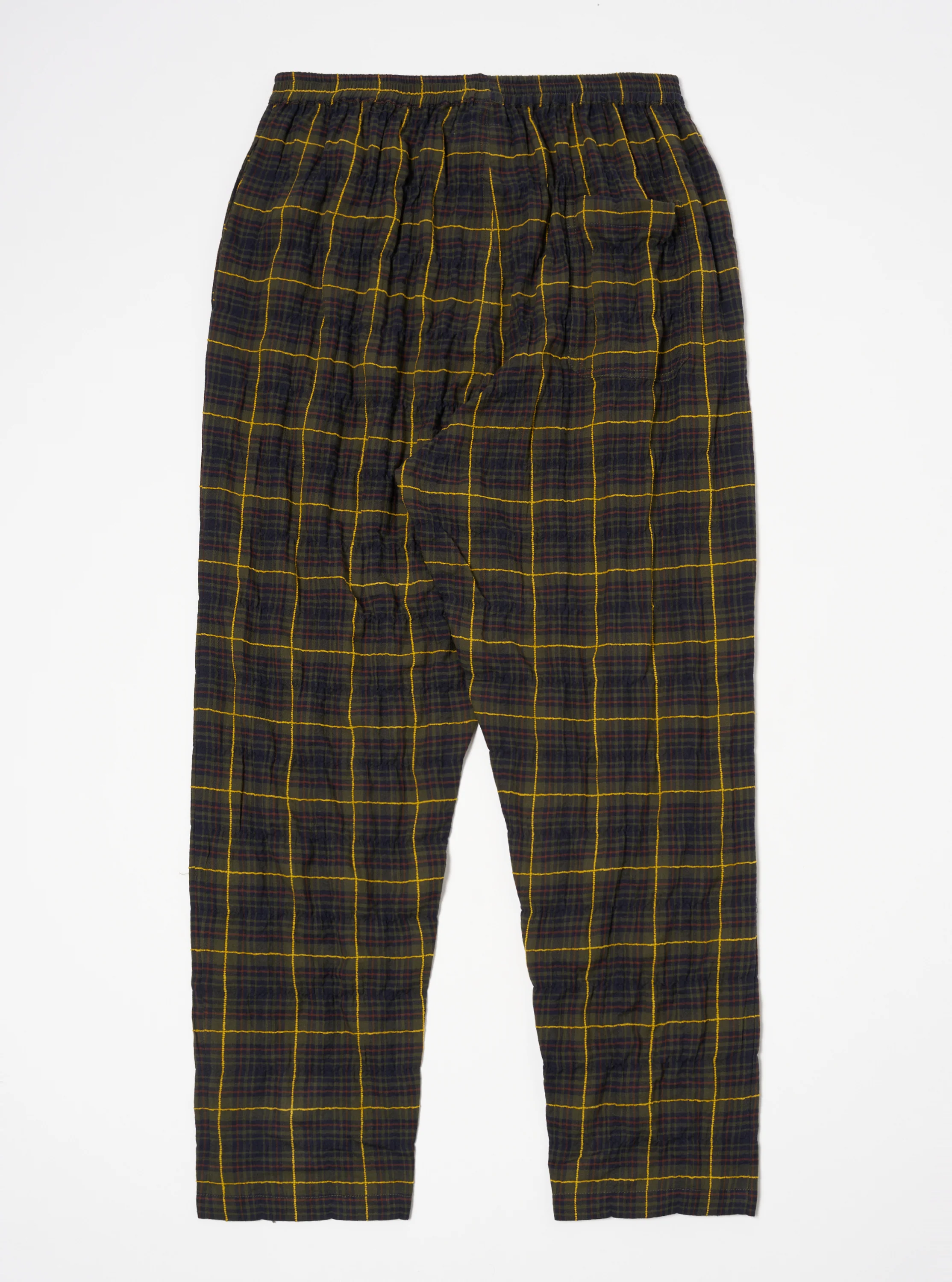 Olive JP Herringbone Check Pyjama Pant - Image 3