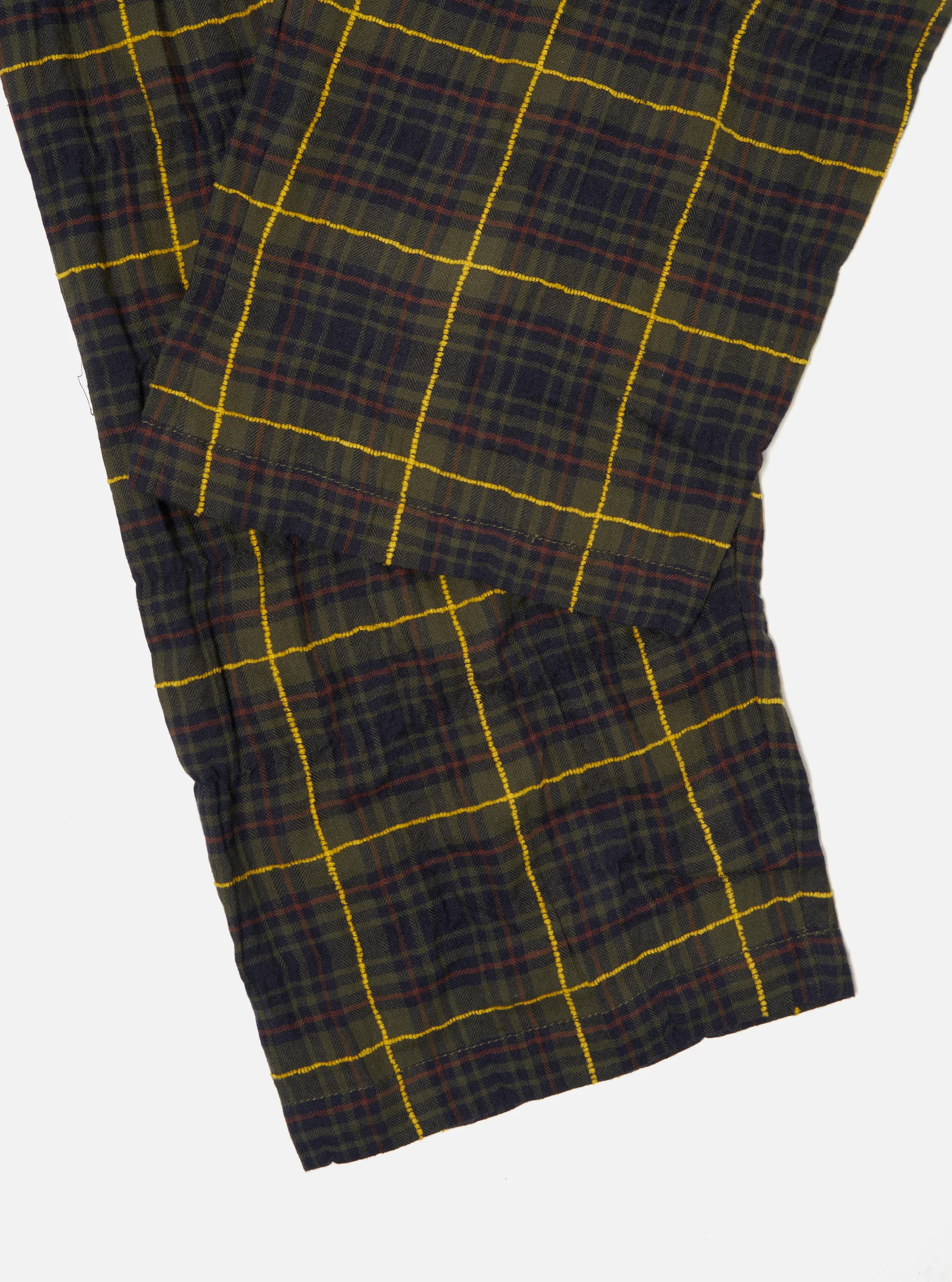 Olive JP Herringbone Check Pyjama Pant - Image 6