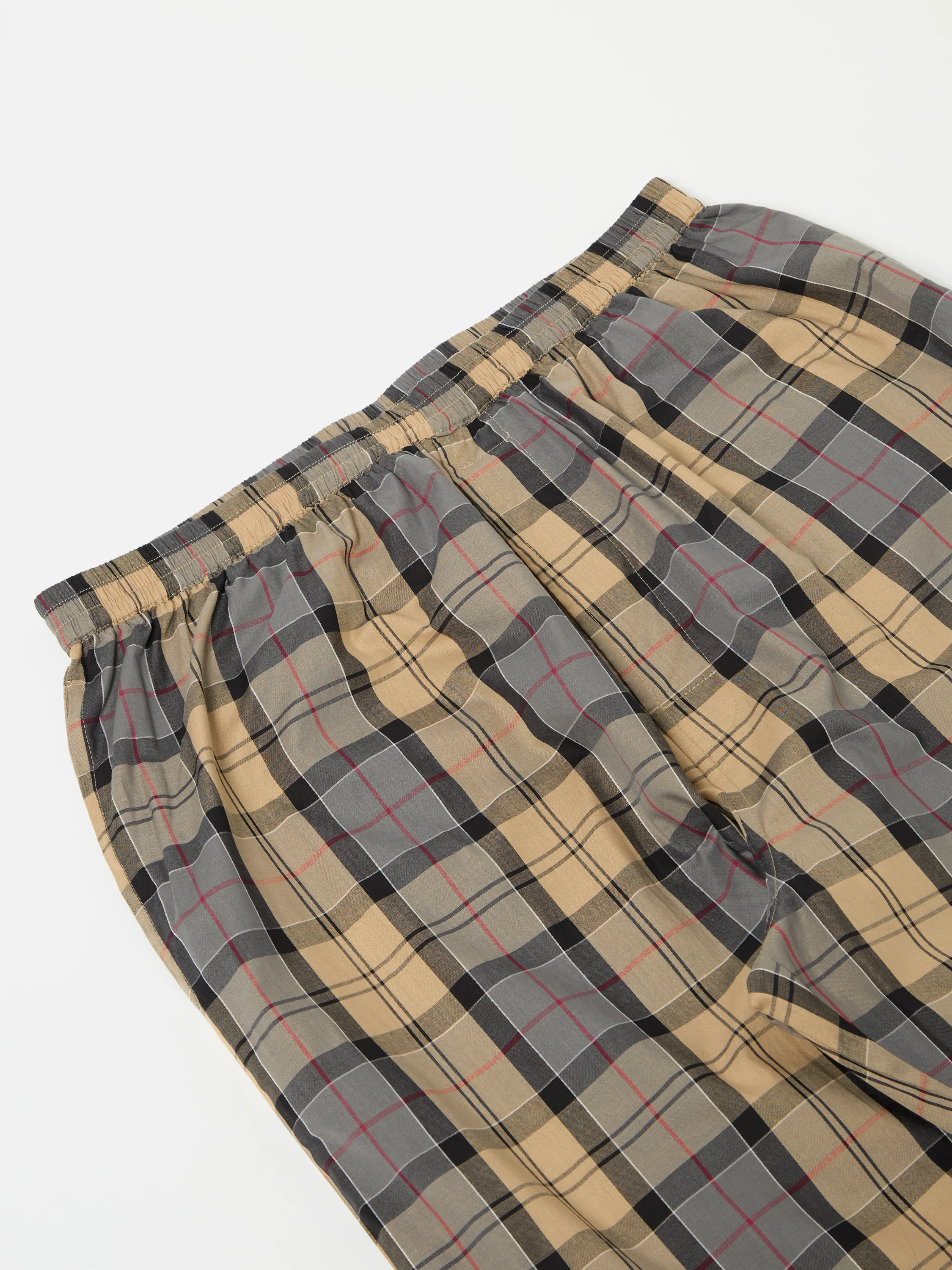 Sand Tartan Check Long Pyjama Set - Image 10