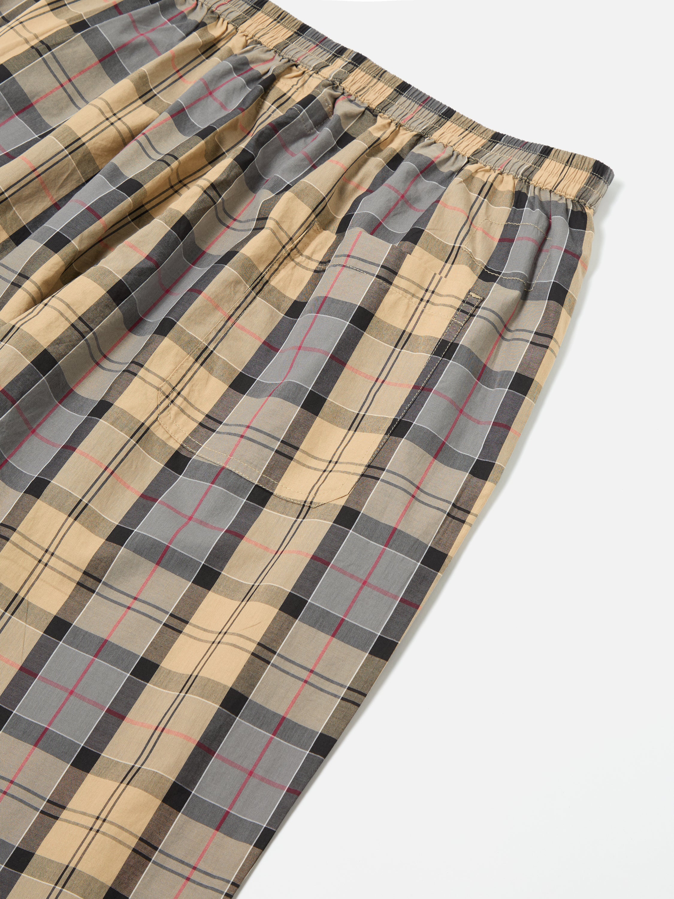 Sand Tartan Check Long Pyjama Set - Image 11