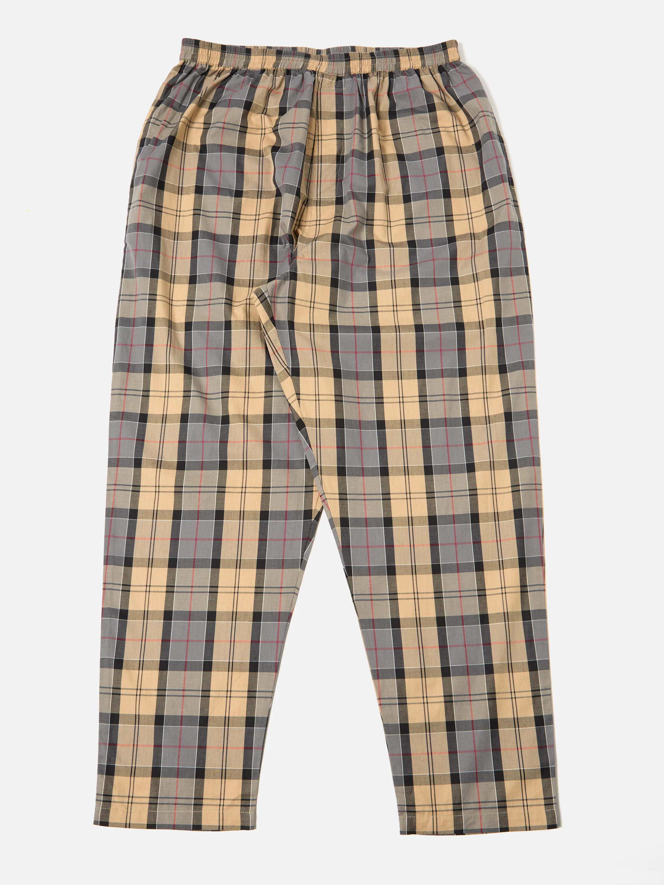 Sand Tartan Check Long Pyjama Set - Image 8