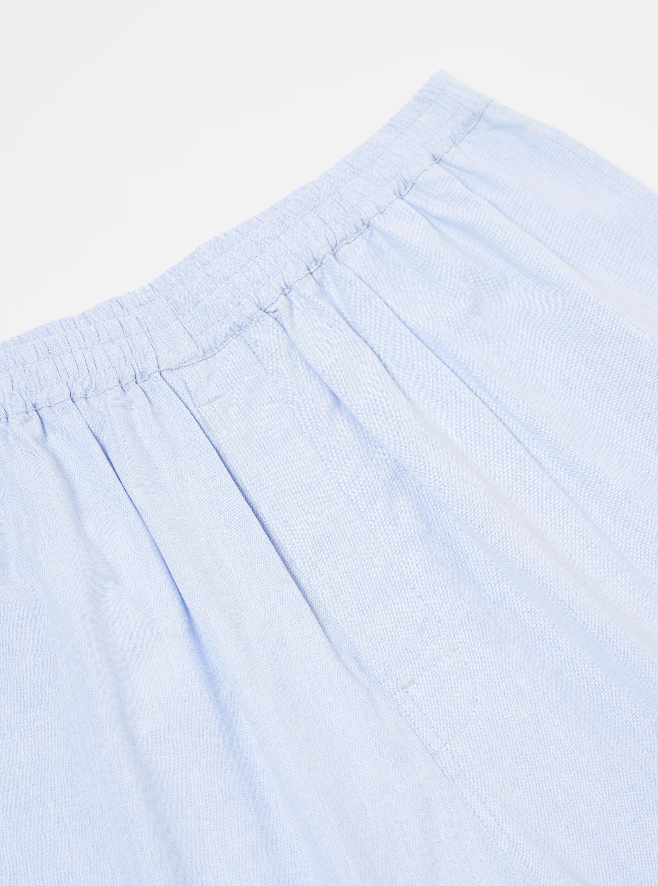 Ice Blue Recycled Cotton Pyjama Short - Image 4