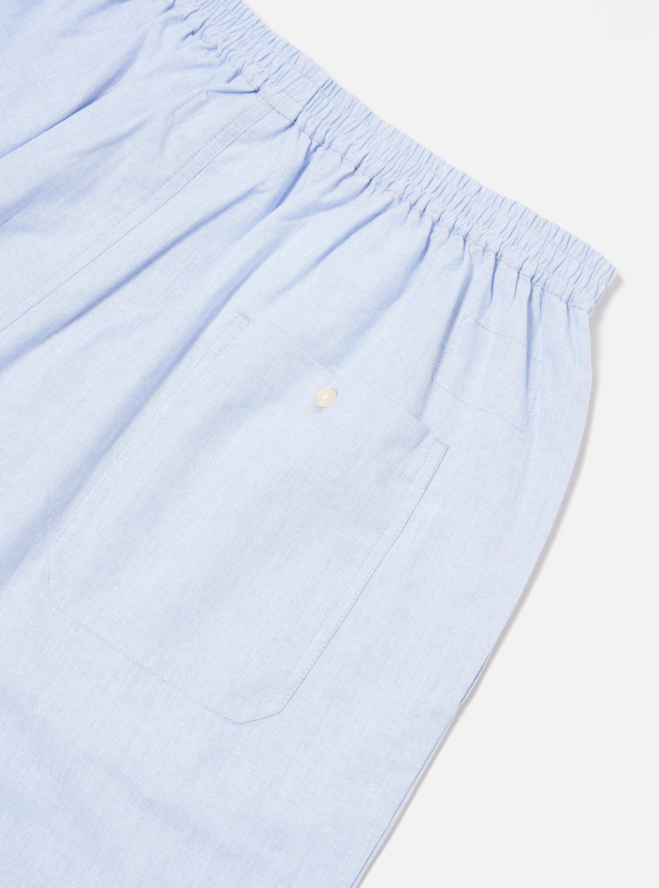 Ice Blue Recycled Cotton Pyjama Short - Image 5