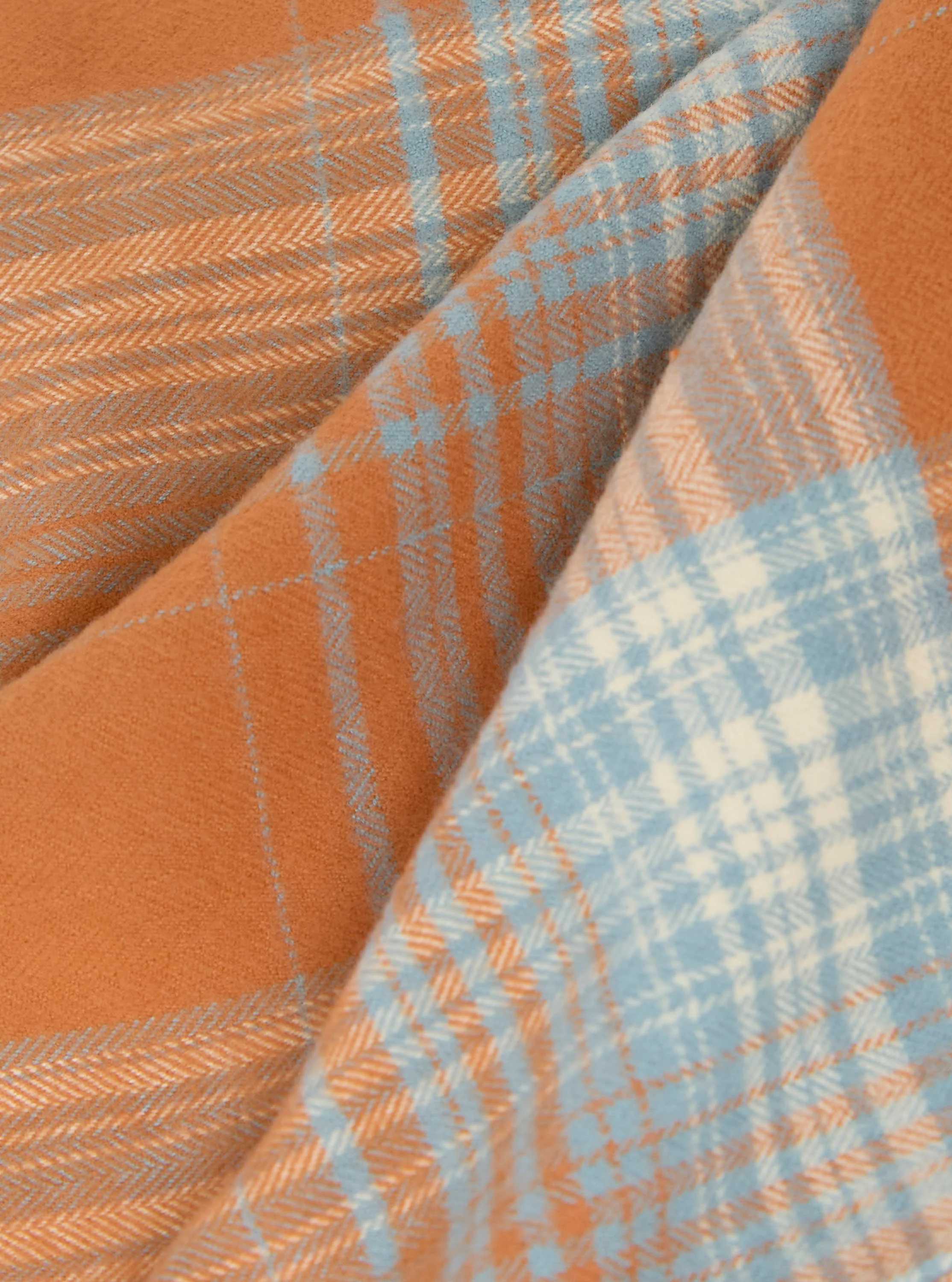 Orange Check Pyjama Short - Image 2