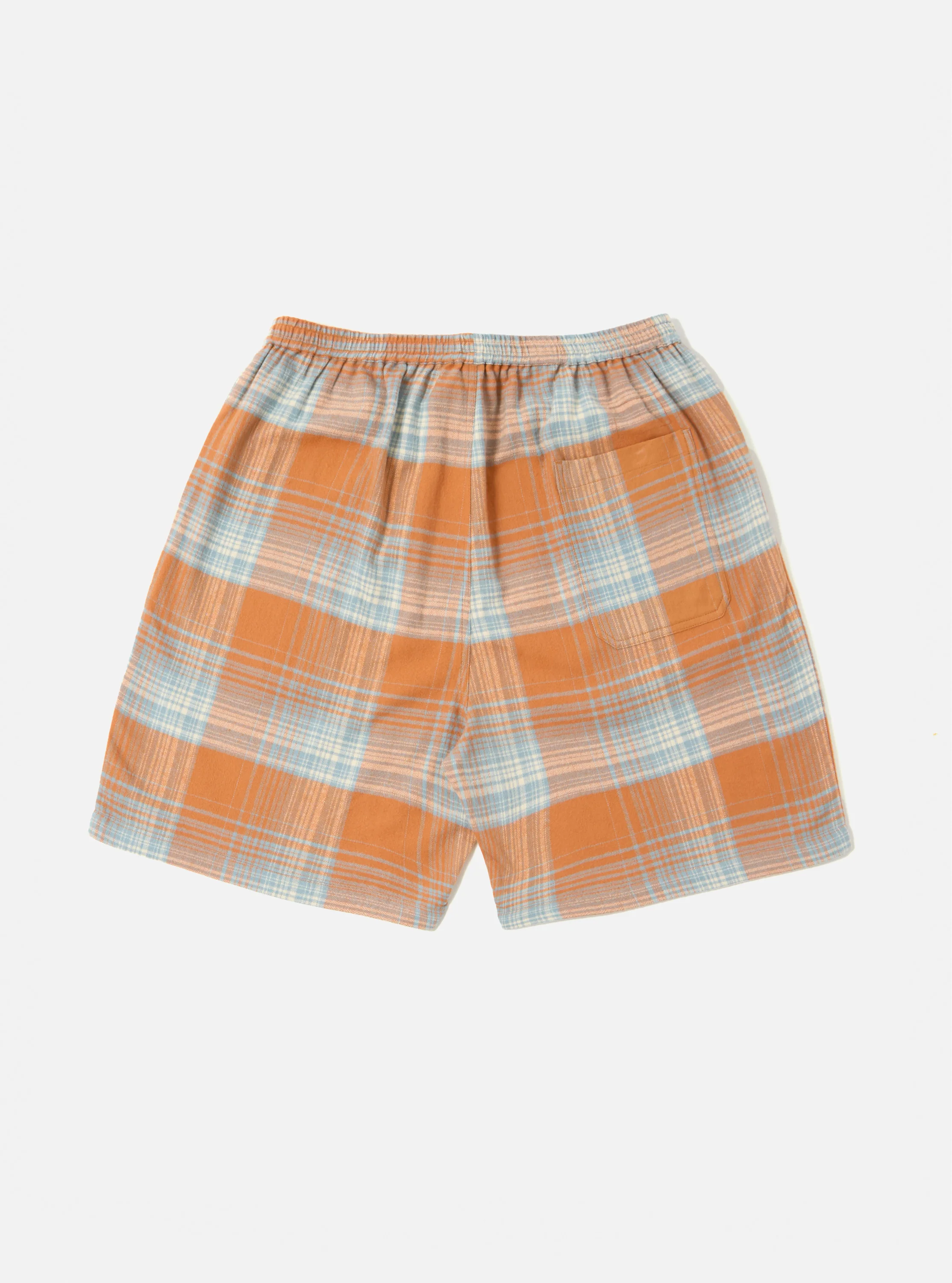 Orange Check Pyjama Short - Image 3